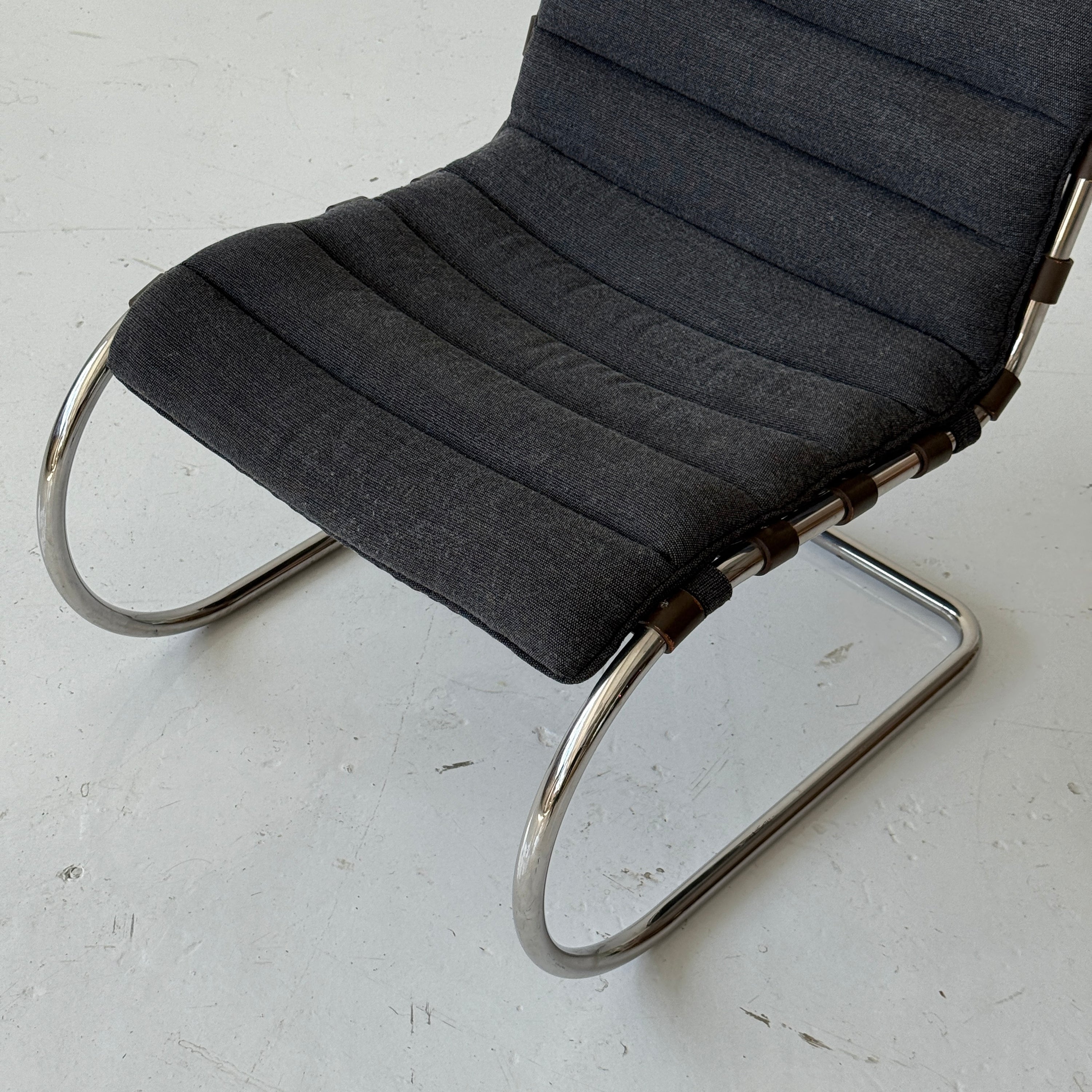 MR Armless Lounge Chair by Mies Van Der Rohe for Knoll
