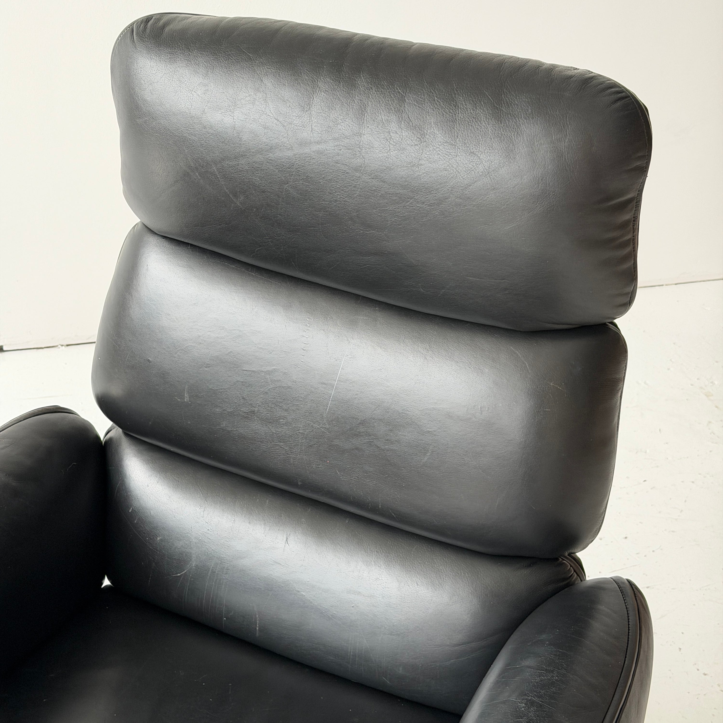 Executive Leather Office Chair by Otto Zapf for Knoll