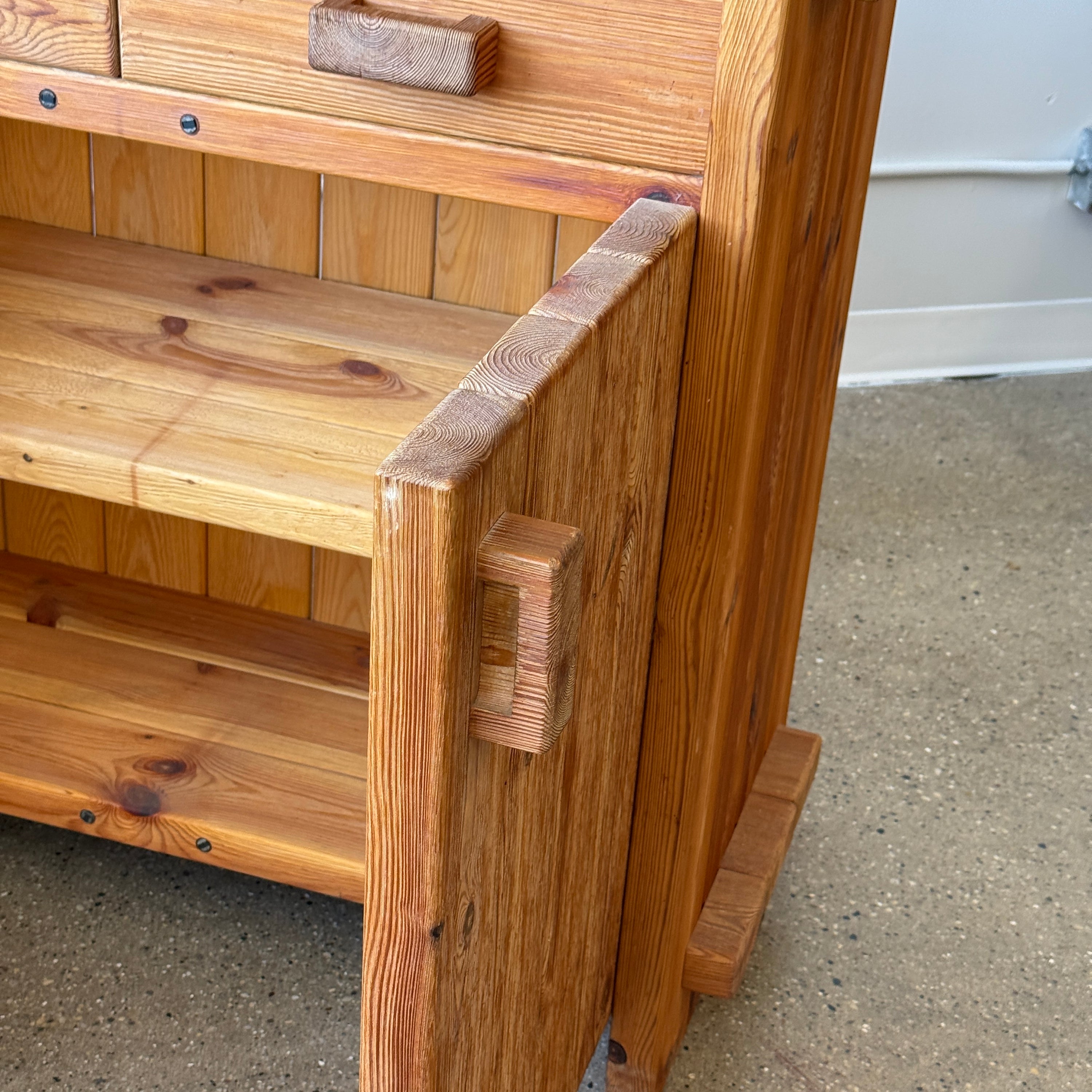 Christian IV Danish Pine Cabinet by Hans Frydendal