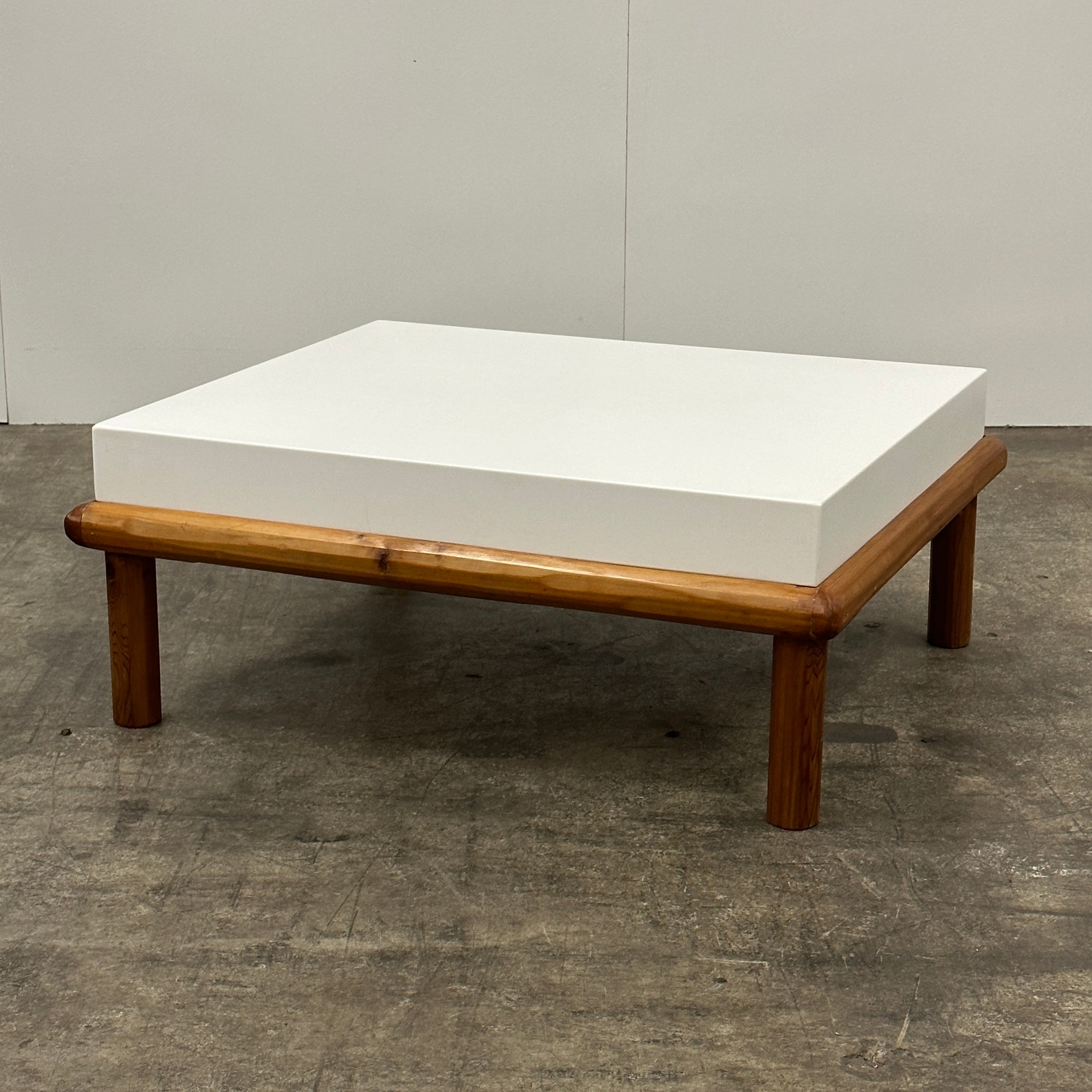 Pine/Corian Coffee Table