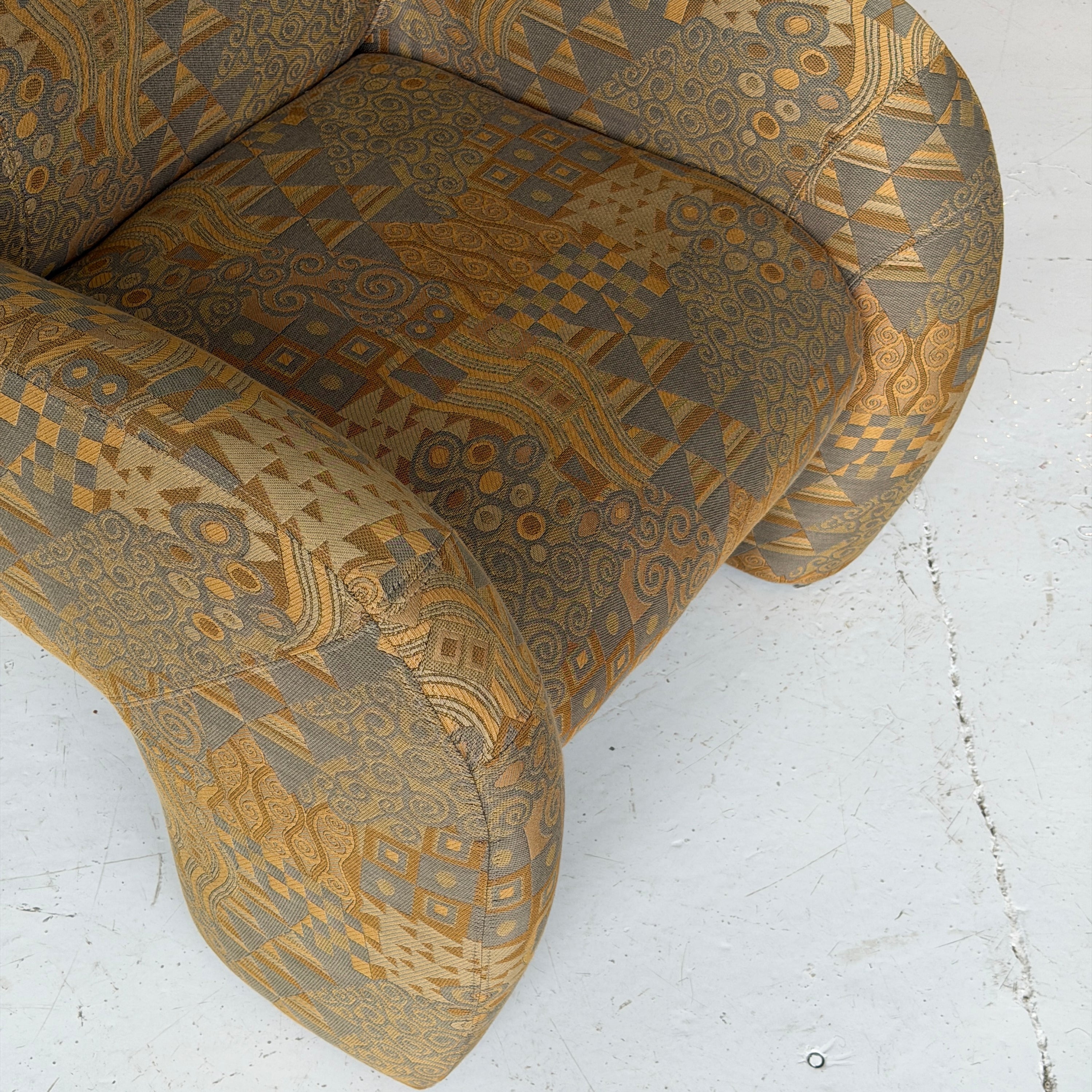 Tri Leg Postmodern Lounge Chairs by Preview