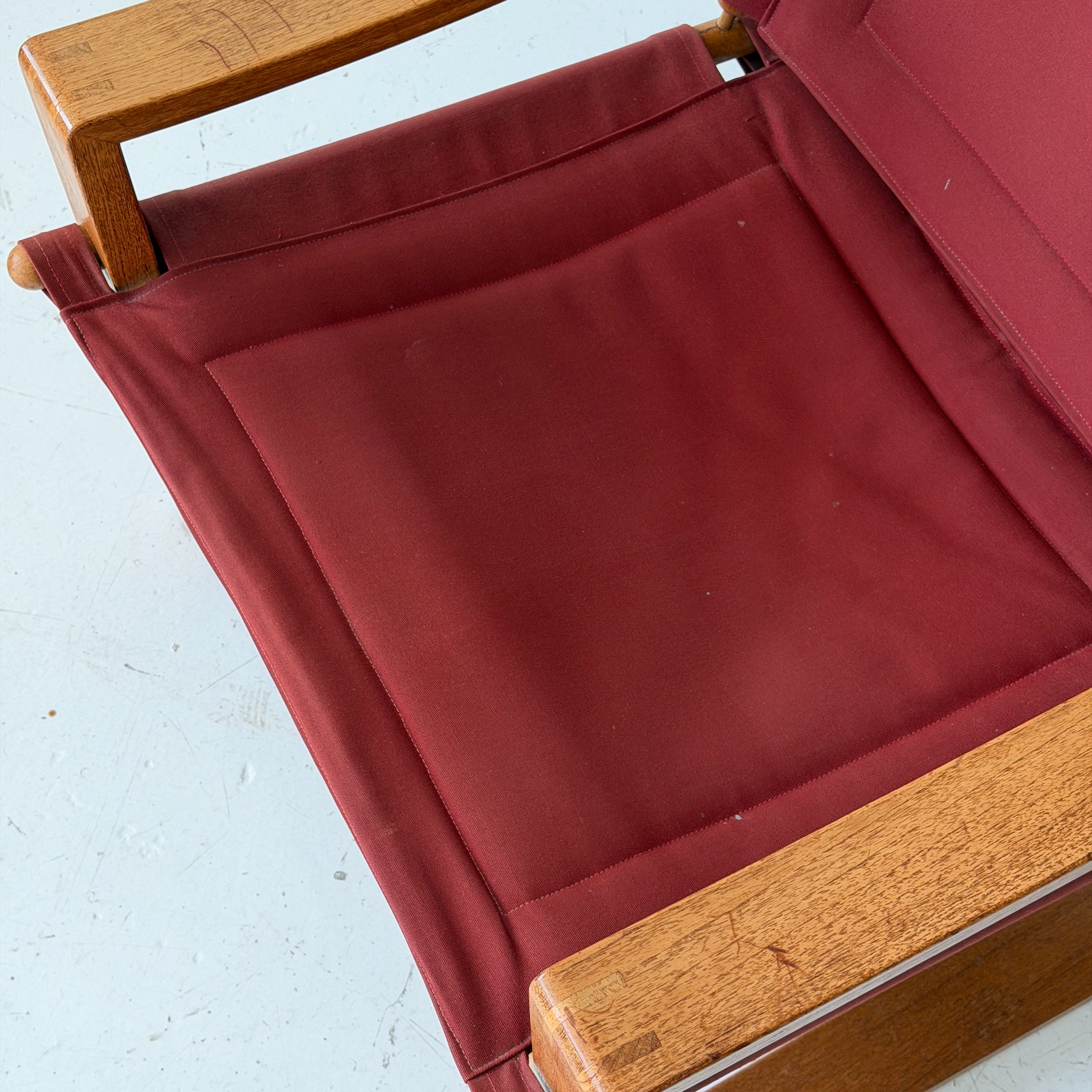 Red Safari Chair by Borge Jensen
