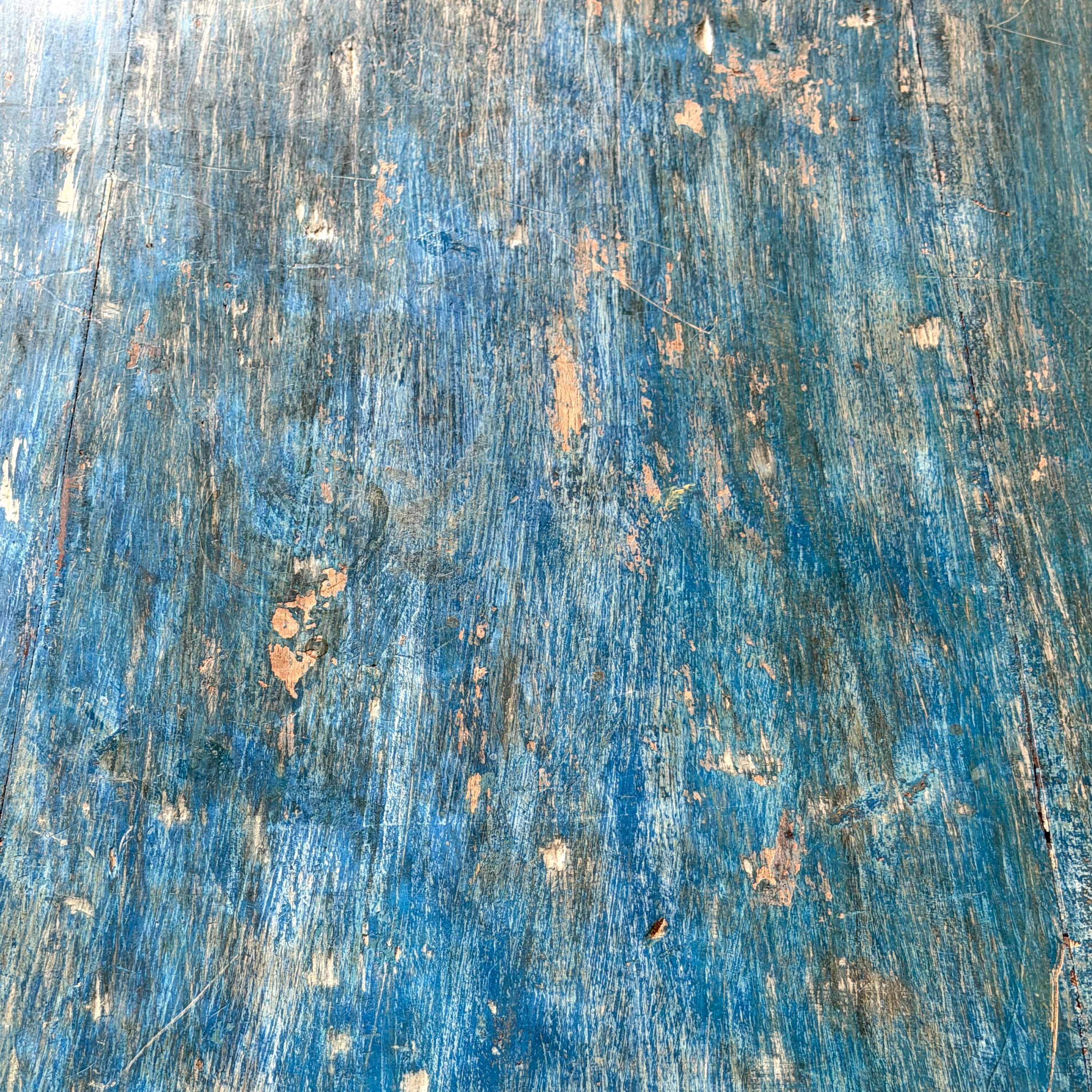 Primitive Painted Square Dining Table