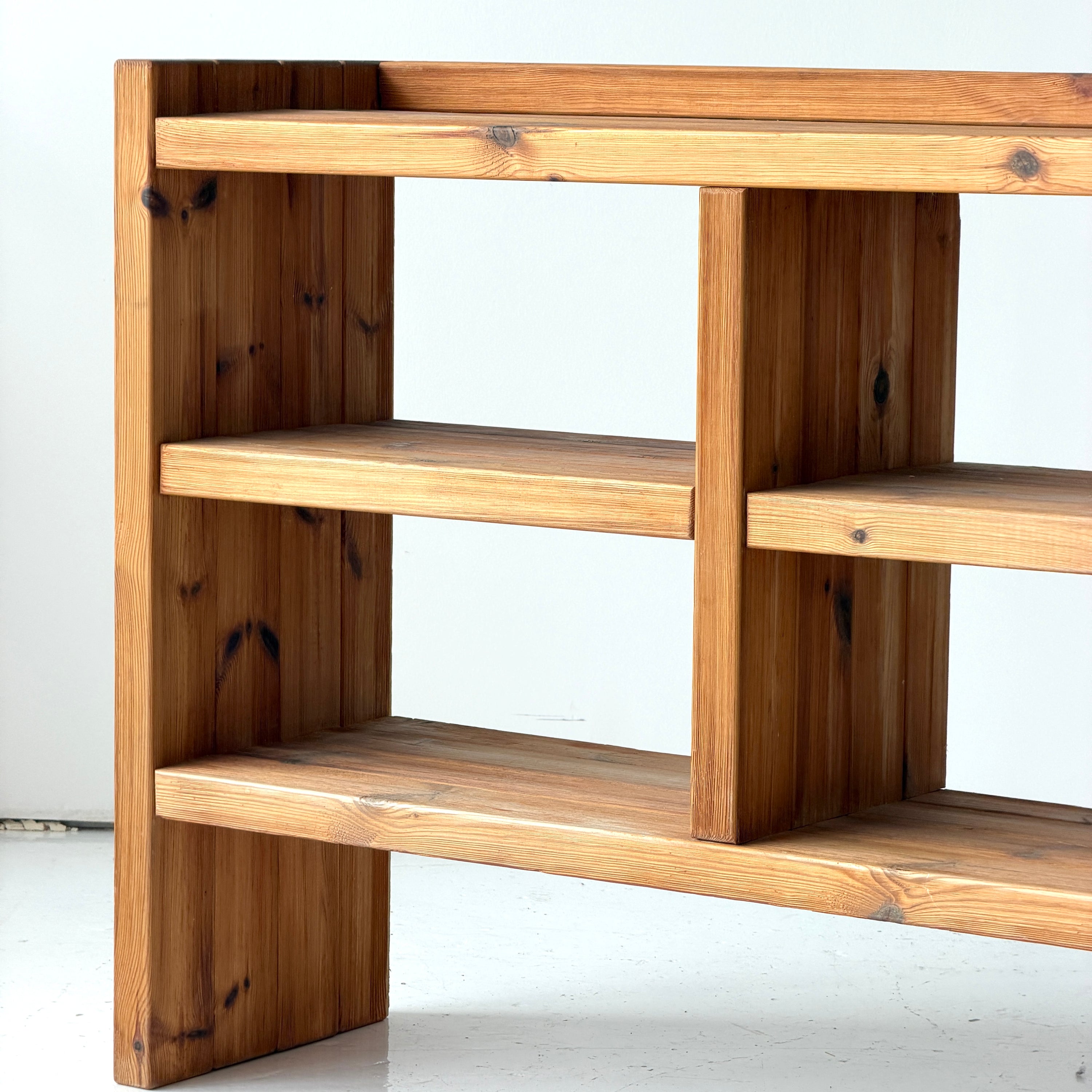 Christian IV Danish Pine Shelf by Hans Frydendal