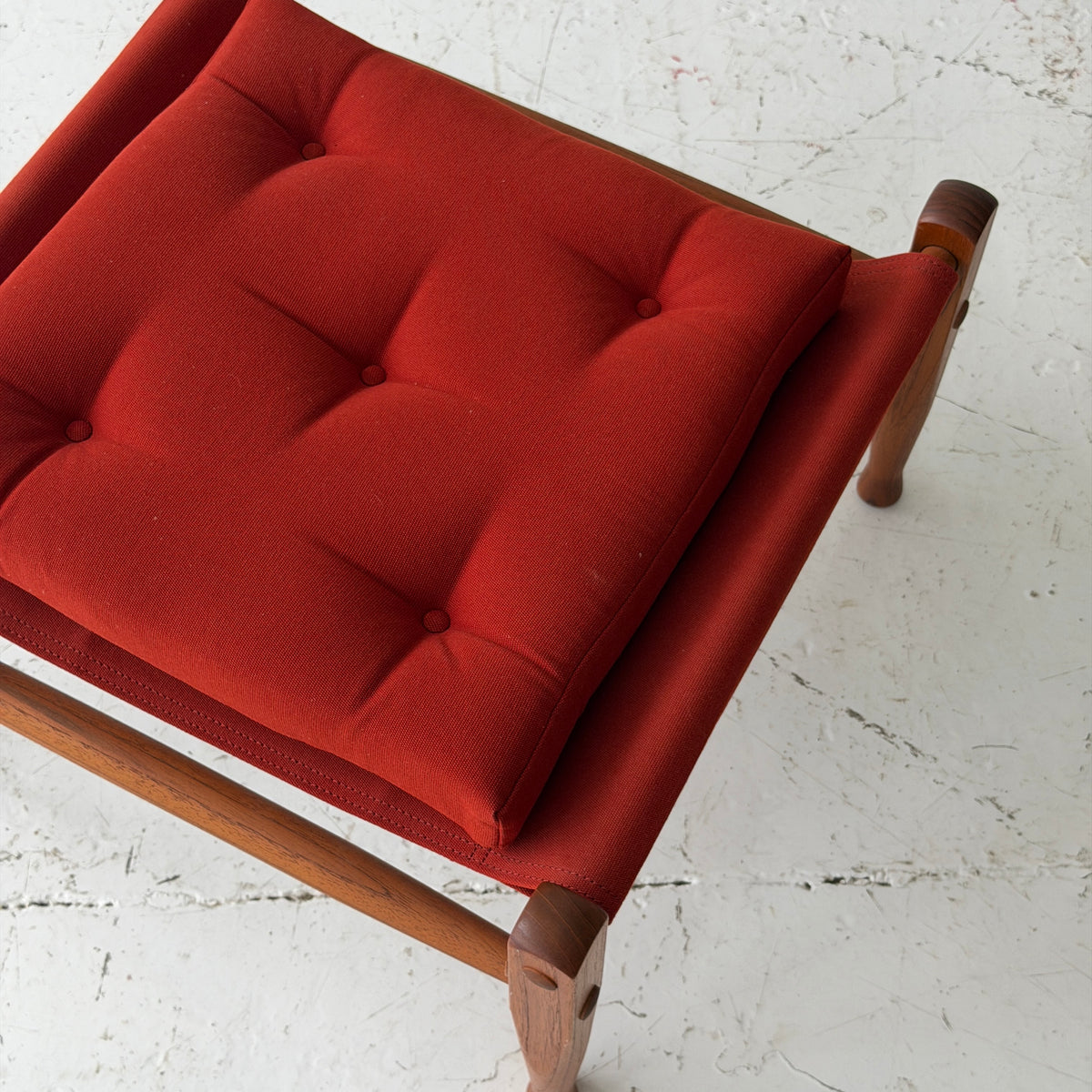 Safari Ottoman by Kaare Klint for Carl Hansen