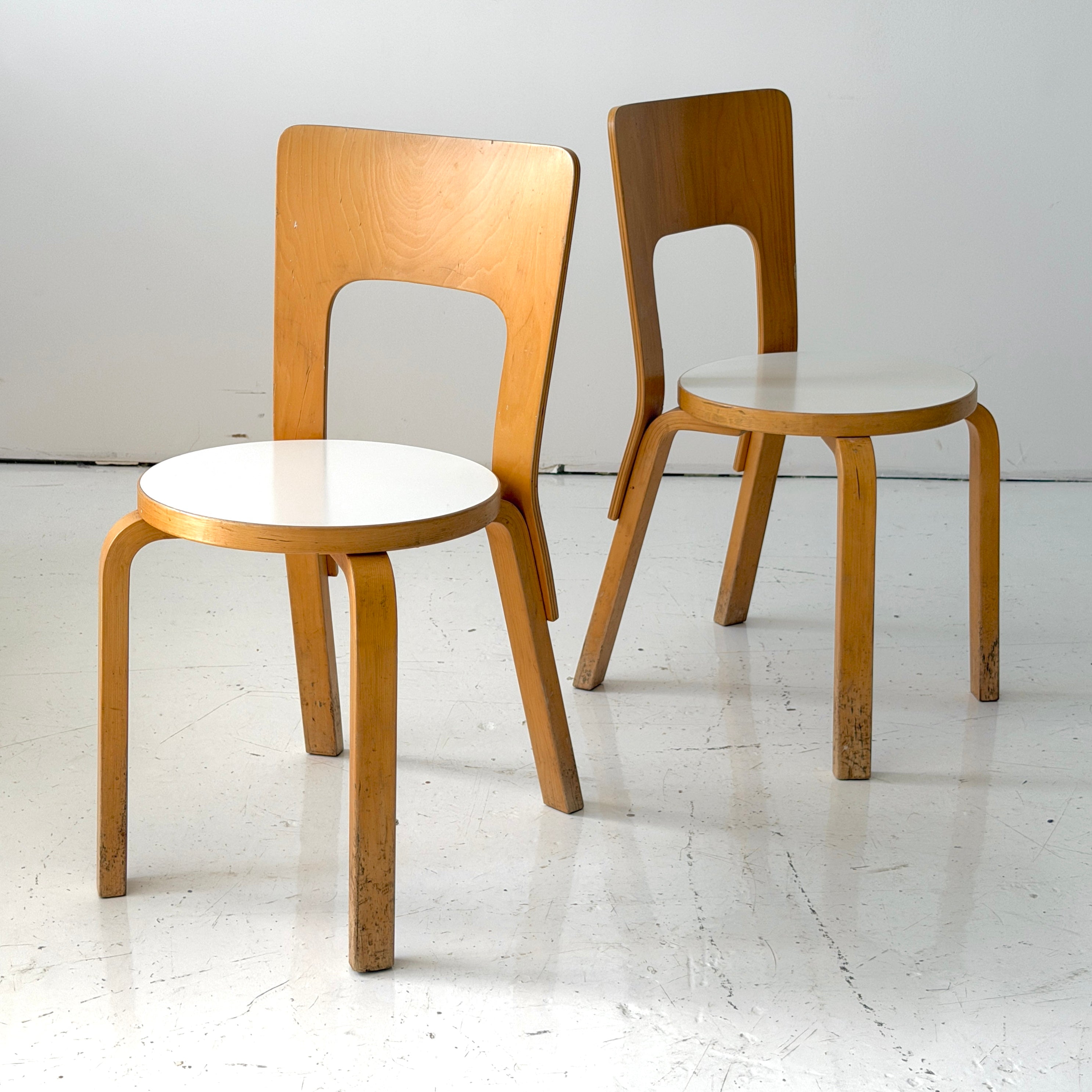 Model 66 Chairs by Alvar Aalto for Artek