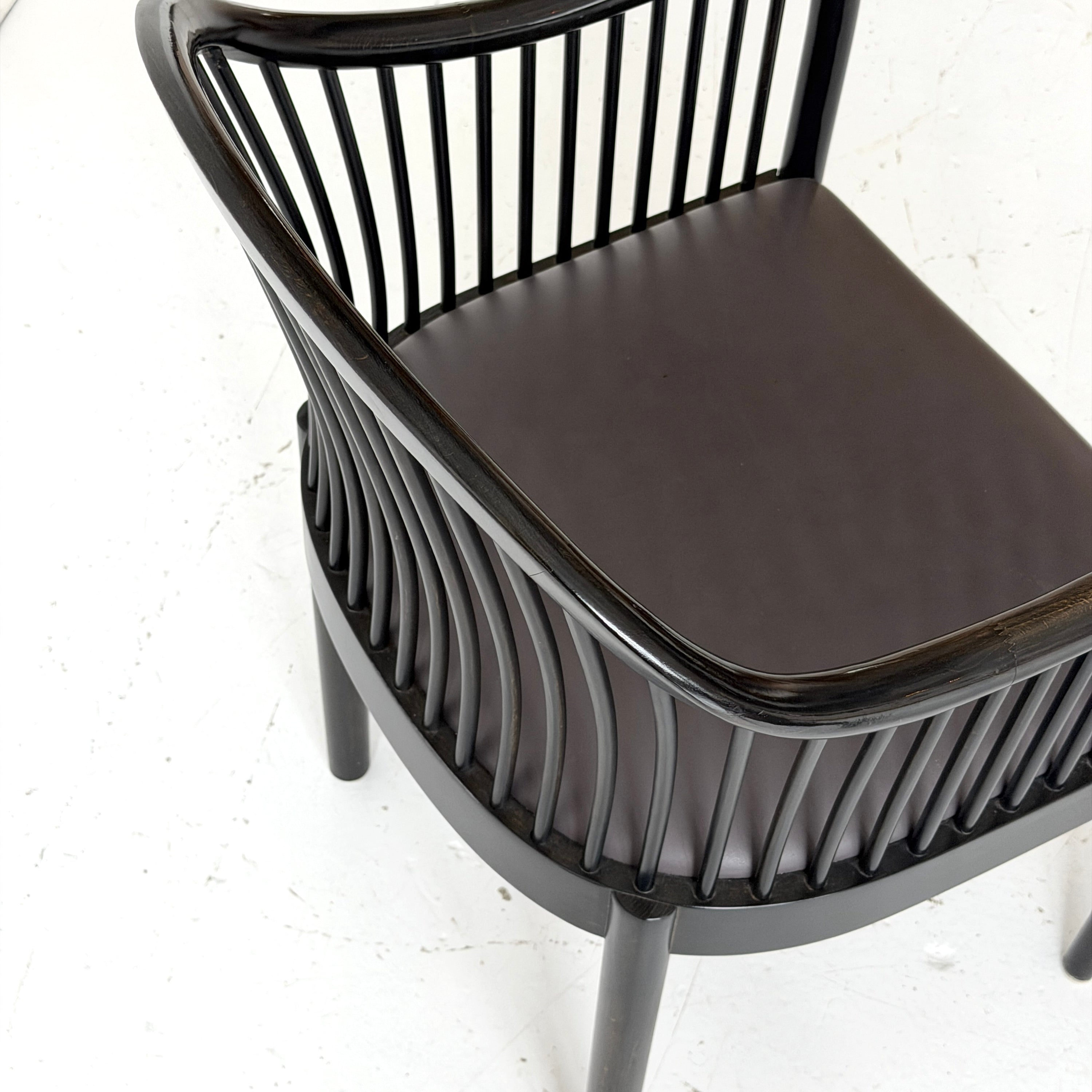 Bentwood Spindle Chairs by Ward Bennett for Brickell Associates