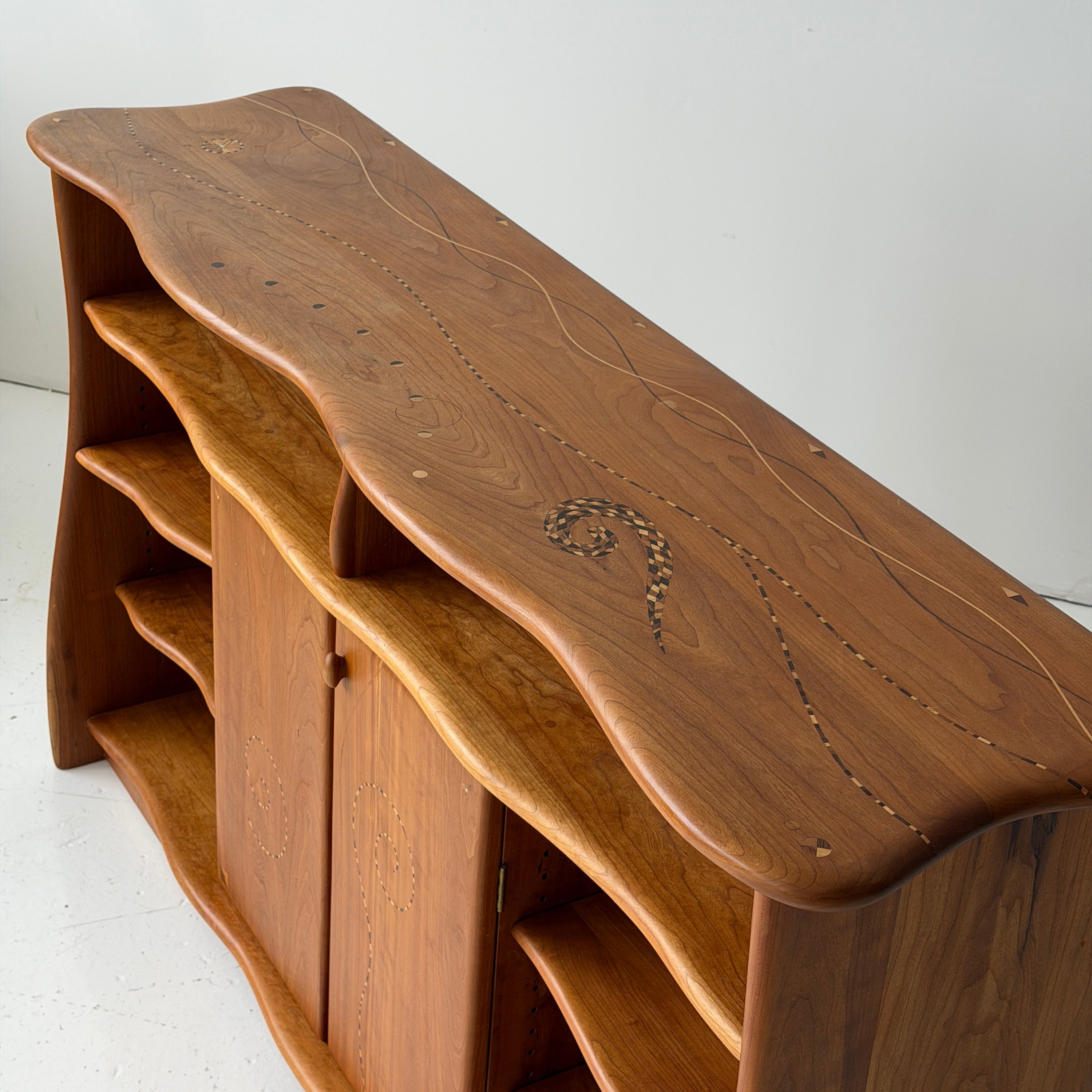 Inlaid Studio Made Credenza by Steven Spiro