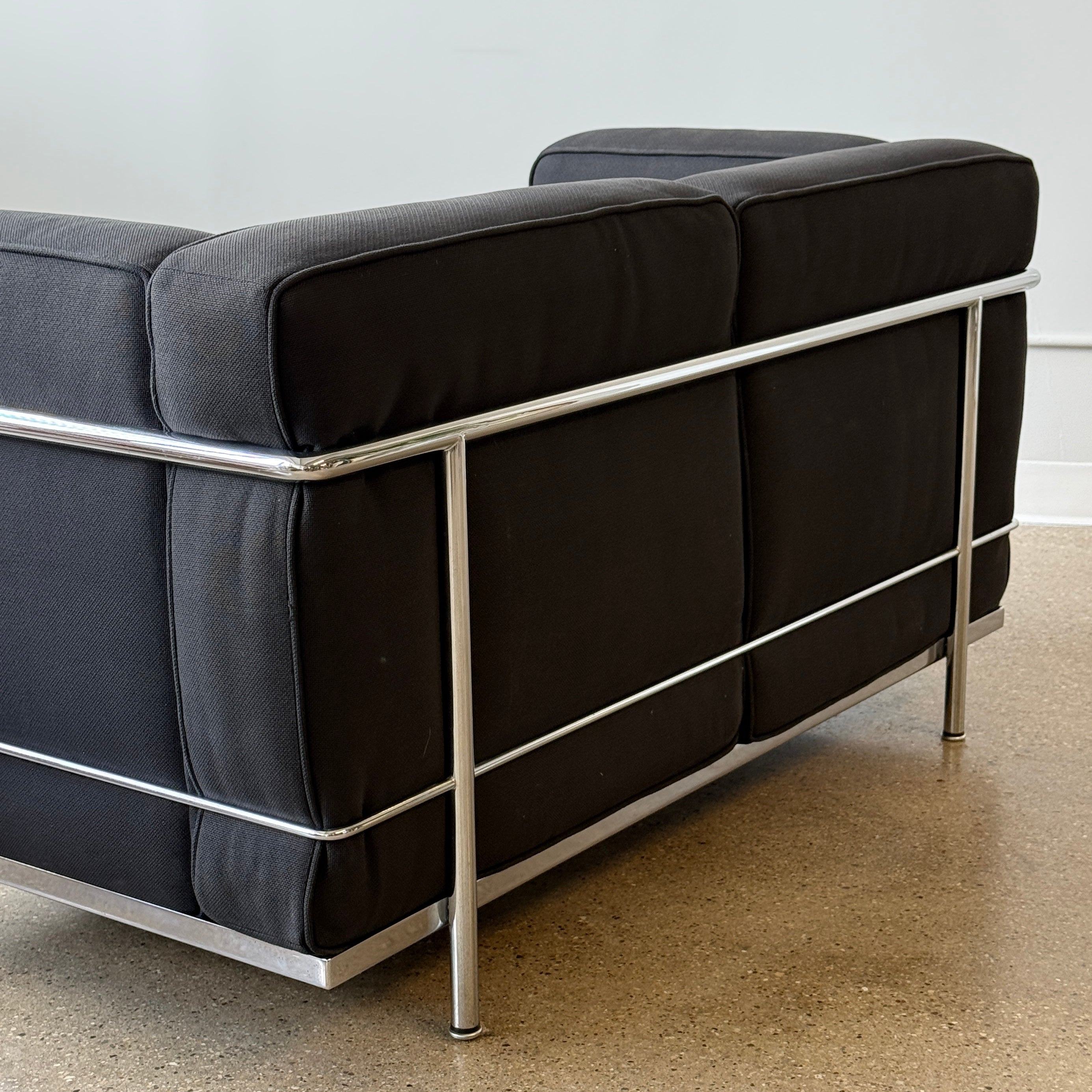 LC2 Petite Loveseat by Le Corbusier, Pierre Jeanneret, and Charlotte Perriand for Cassina