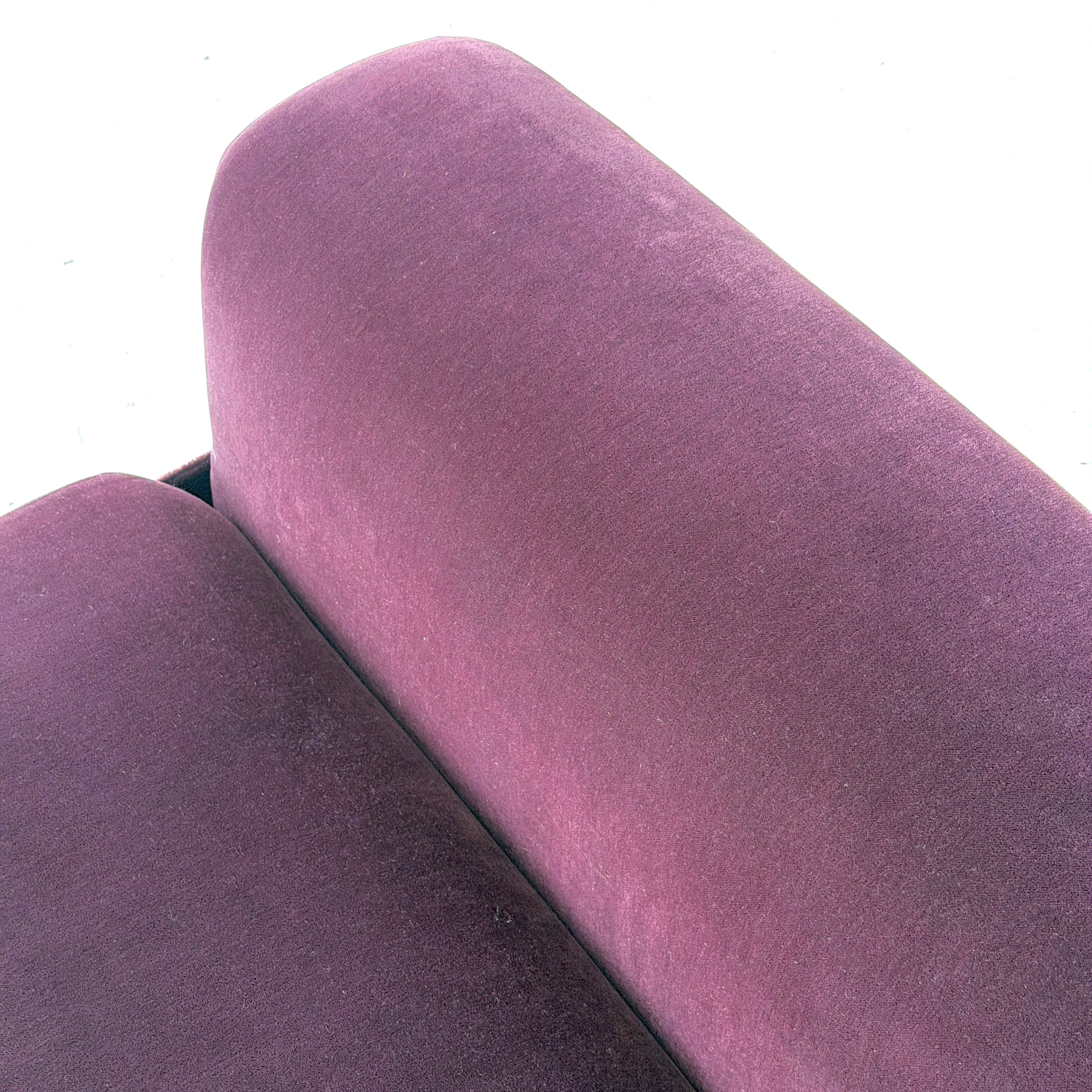 Quartet 932 Chair by Mario Bellini for Cassina in Mohair