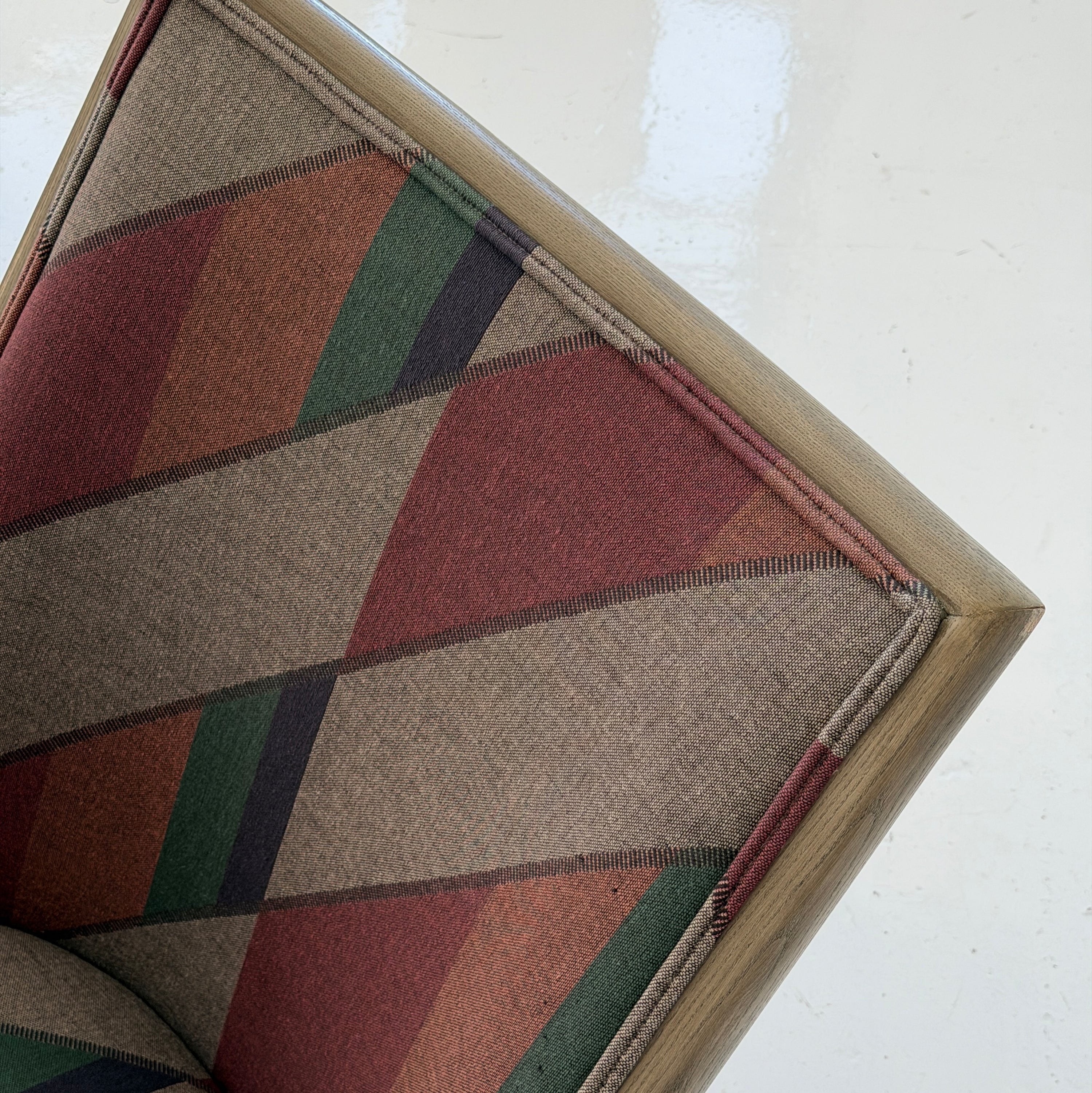 Wooden Scissor Chairs by Ward Bennett for Brickell Associates