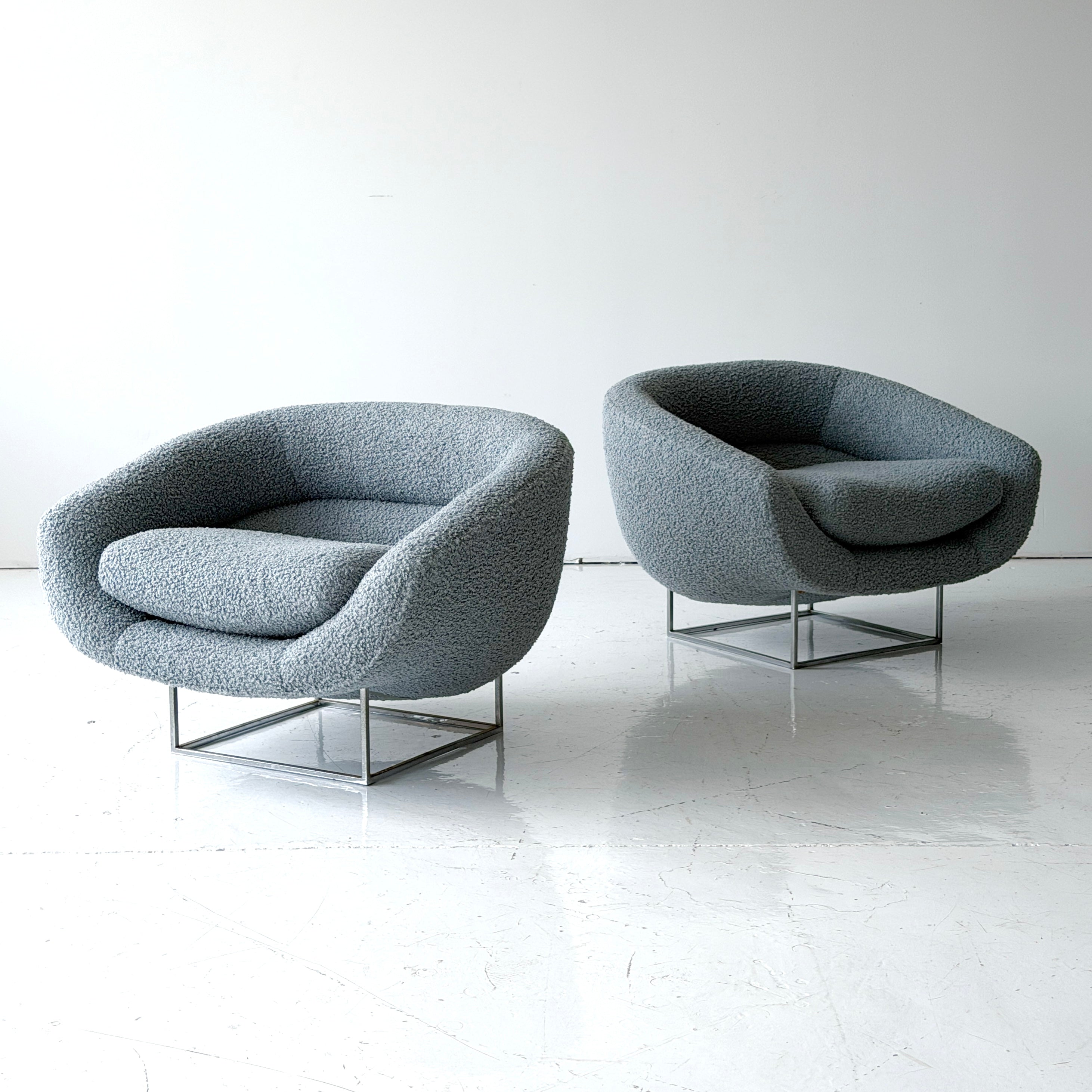 Floating Lounge Chairs by Milo Baughman for Thayer Coggin