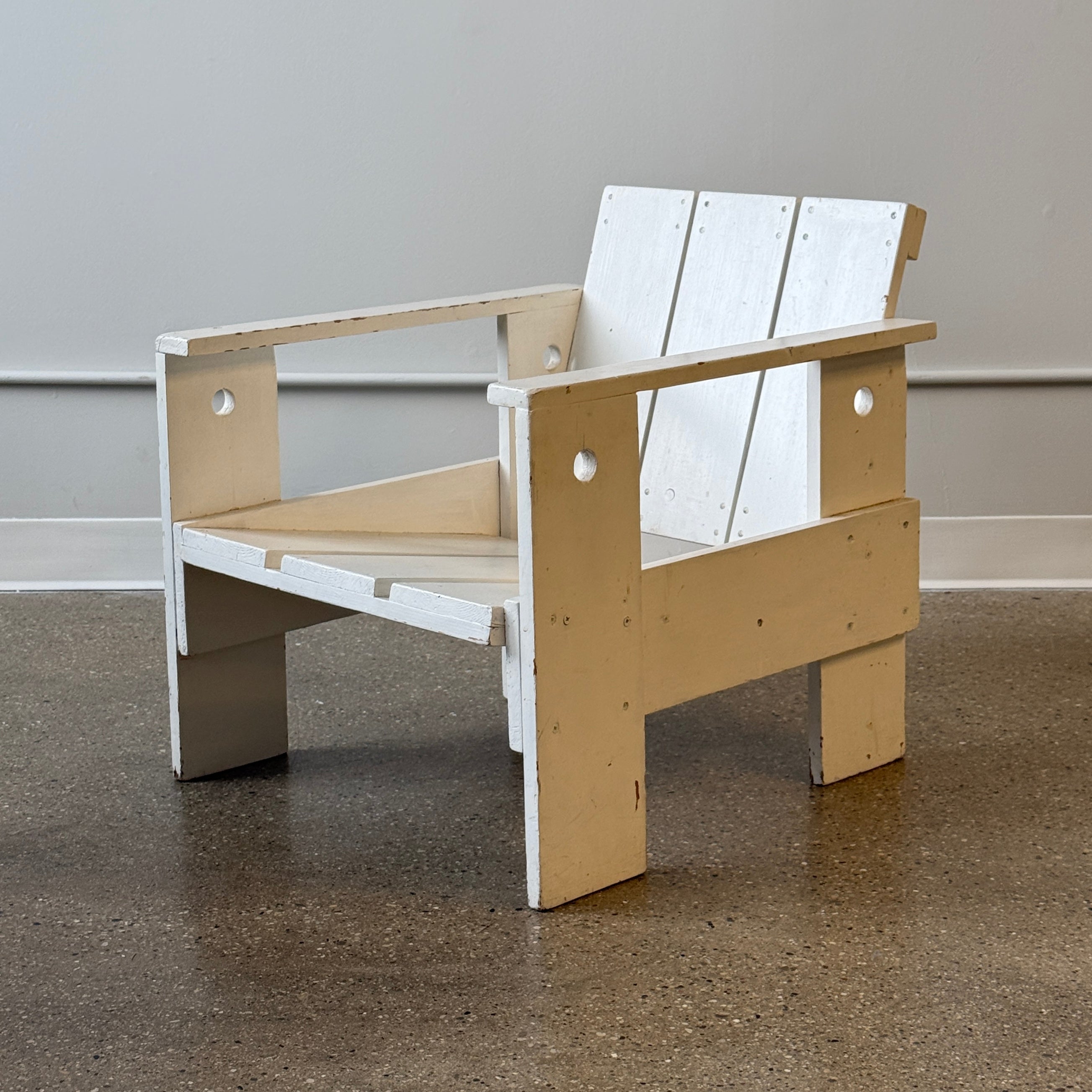 Early Crate Chair by Gerrit Rietveld