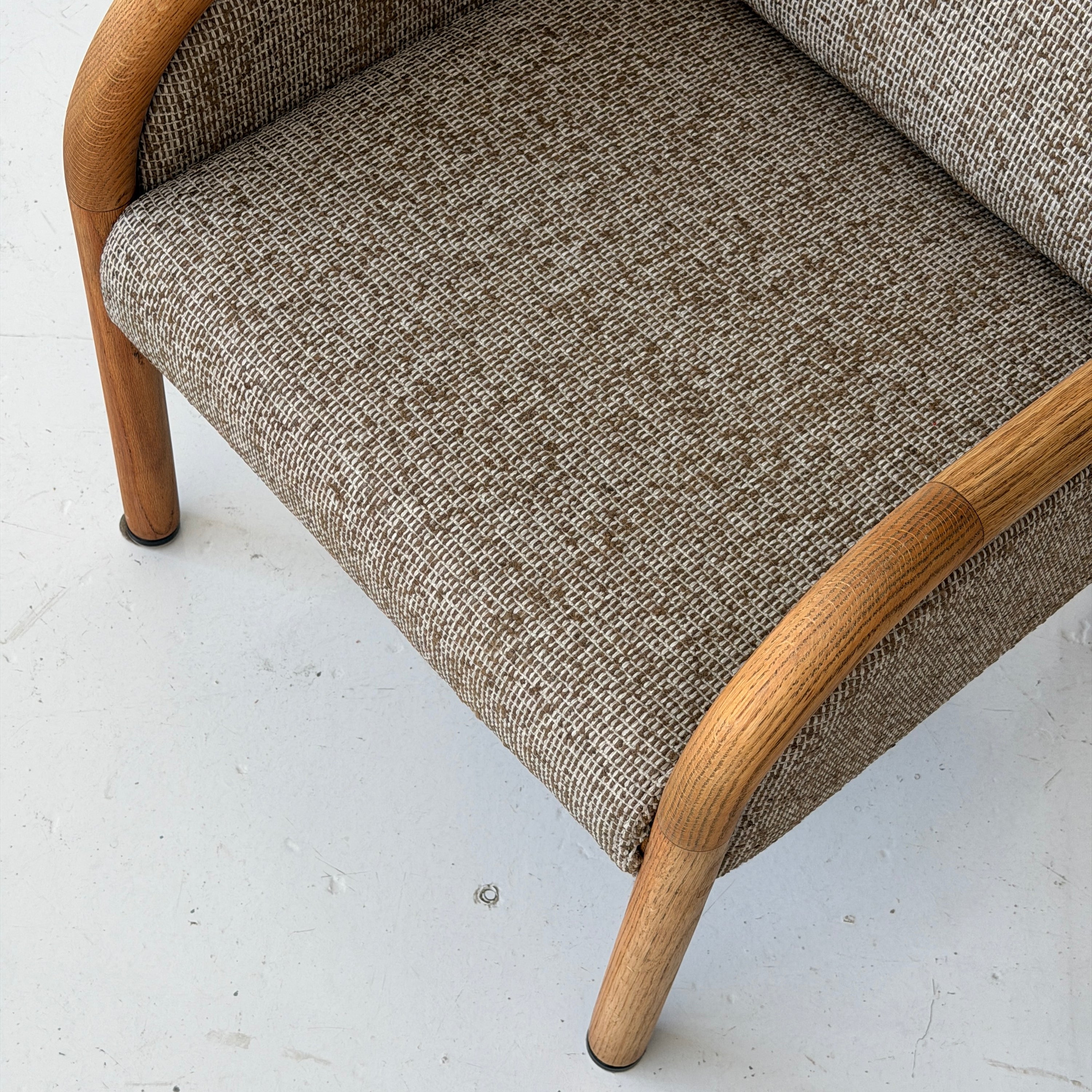 Oak Armchair by Milo Baughman for Thayer Coggin