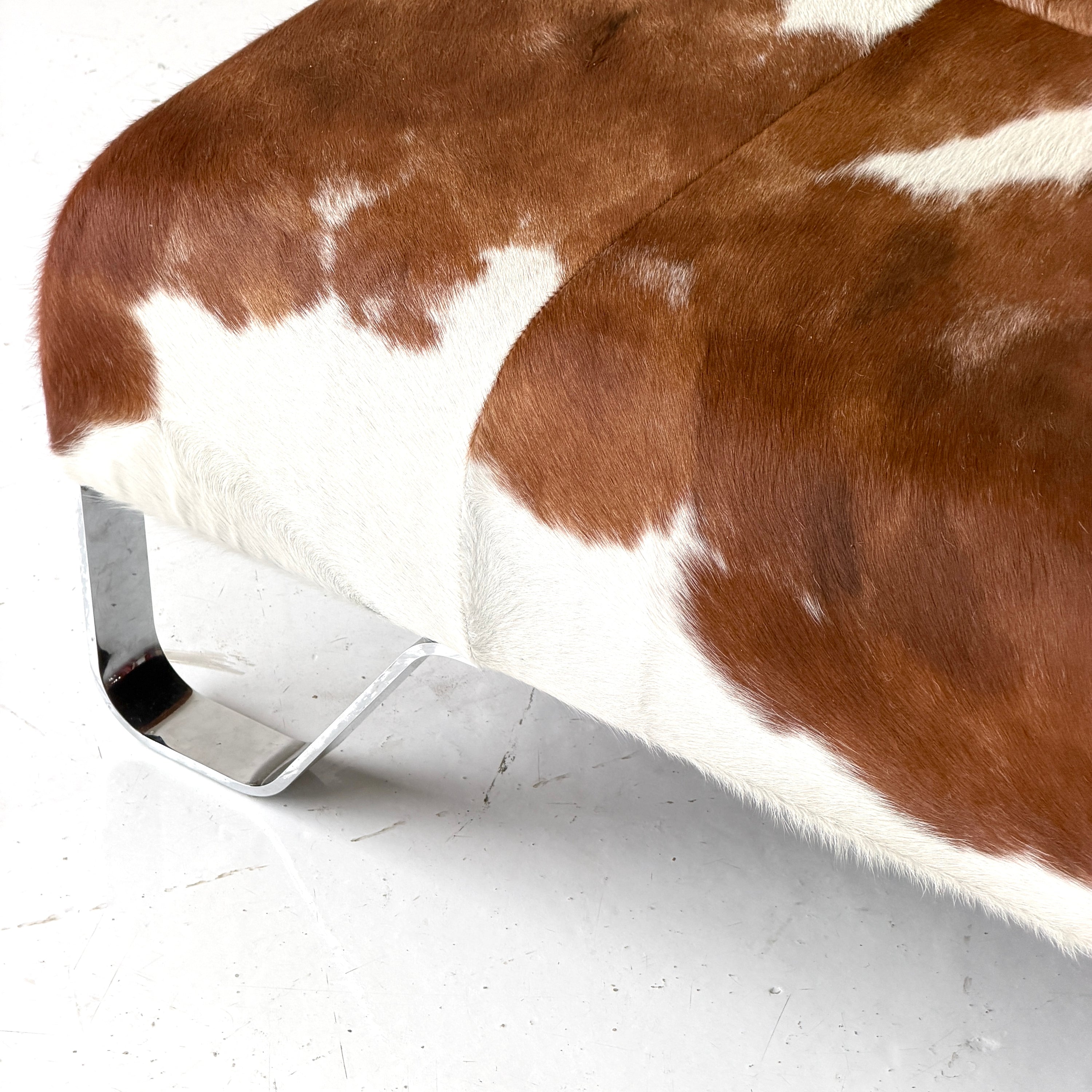 Cowhide Ottoman by Poltrona Frau