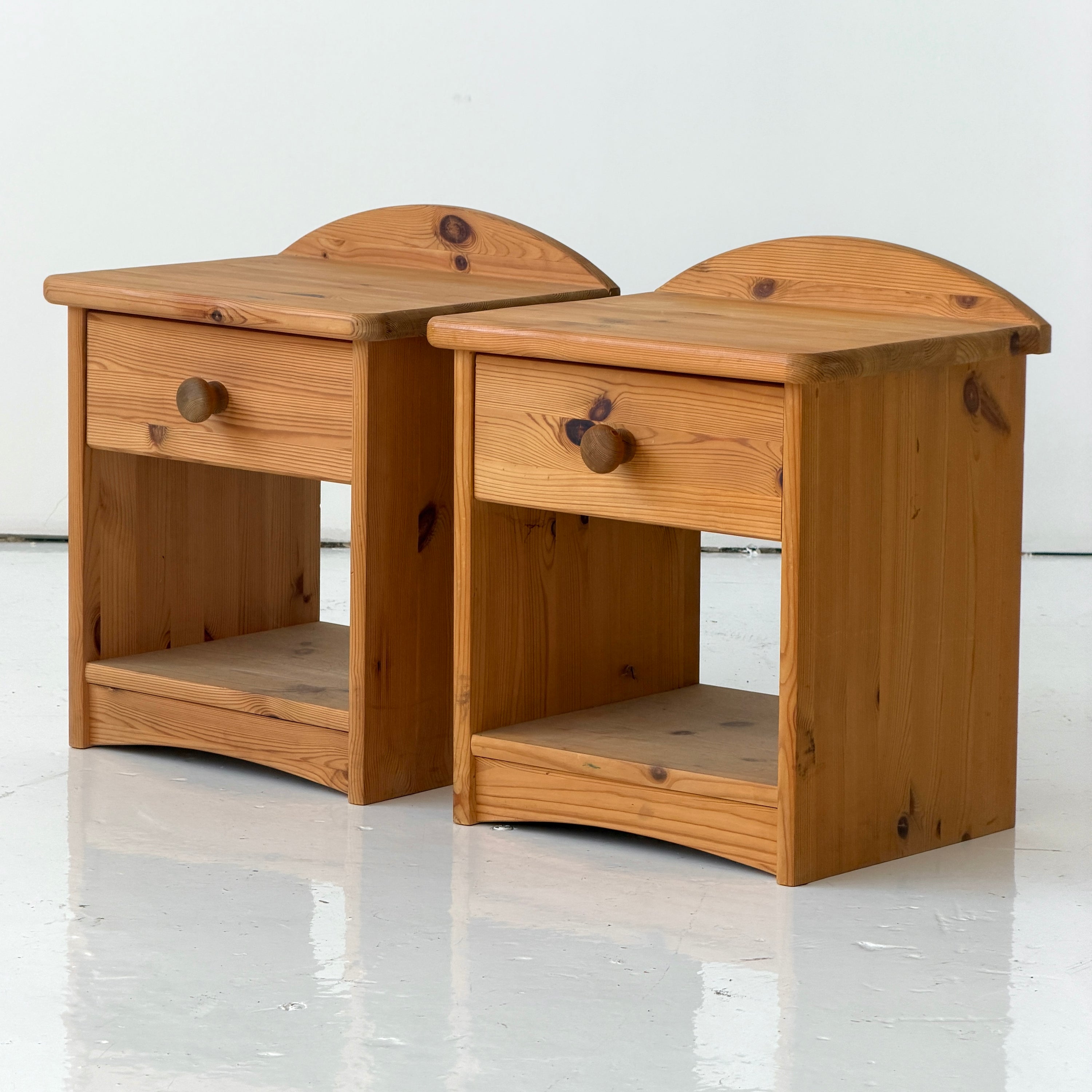 Primitive Pine Nightstands