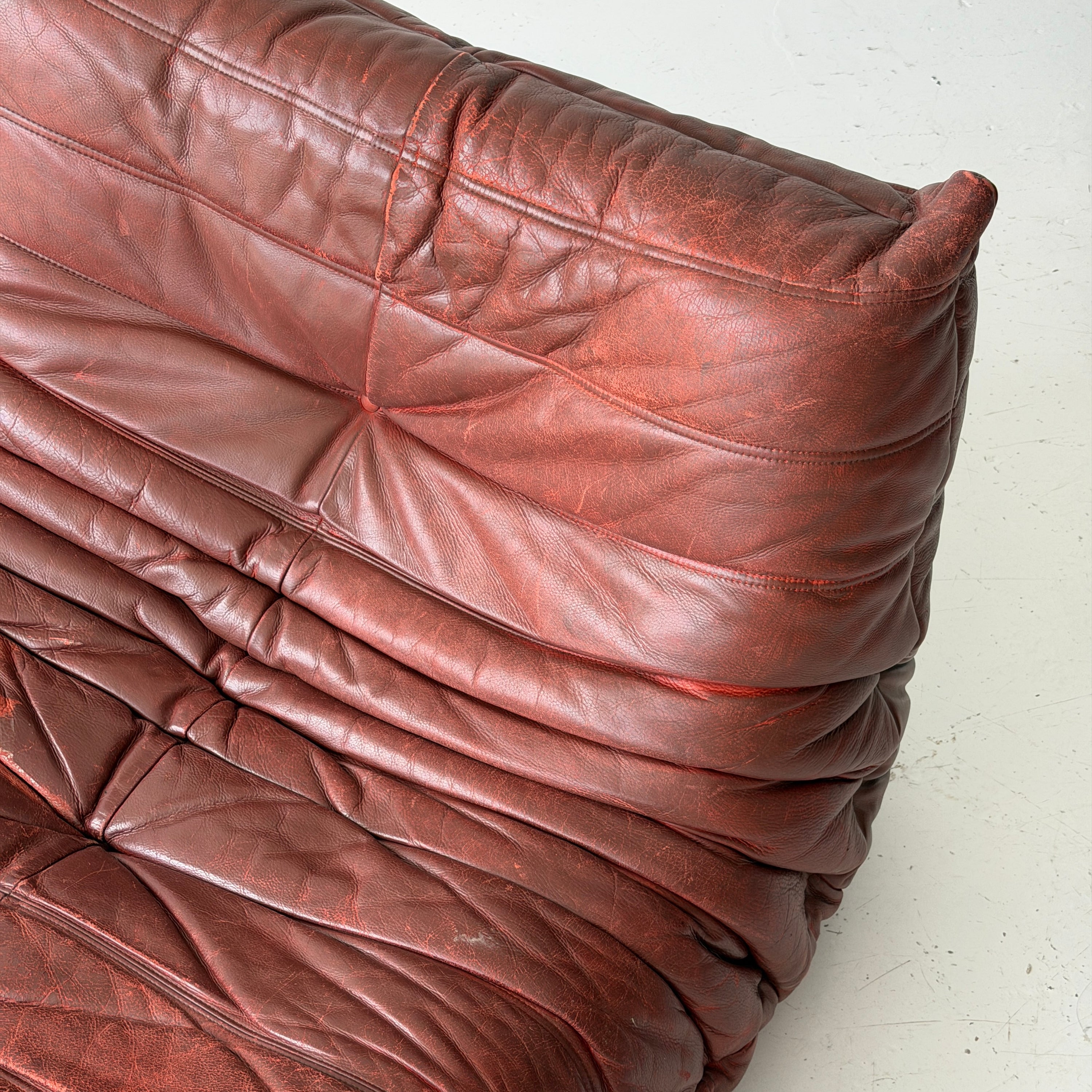 Leather Togo Lounge Chair by Michel Ducaroy for Ligne Roset