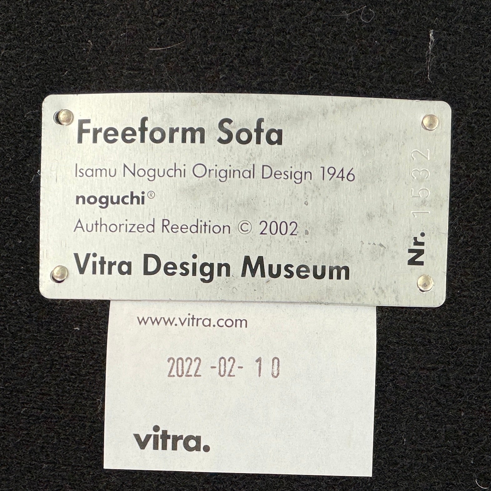Freeform Sofa by Isamu Noguchi for Vitra