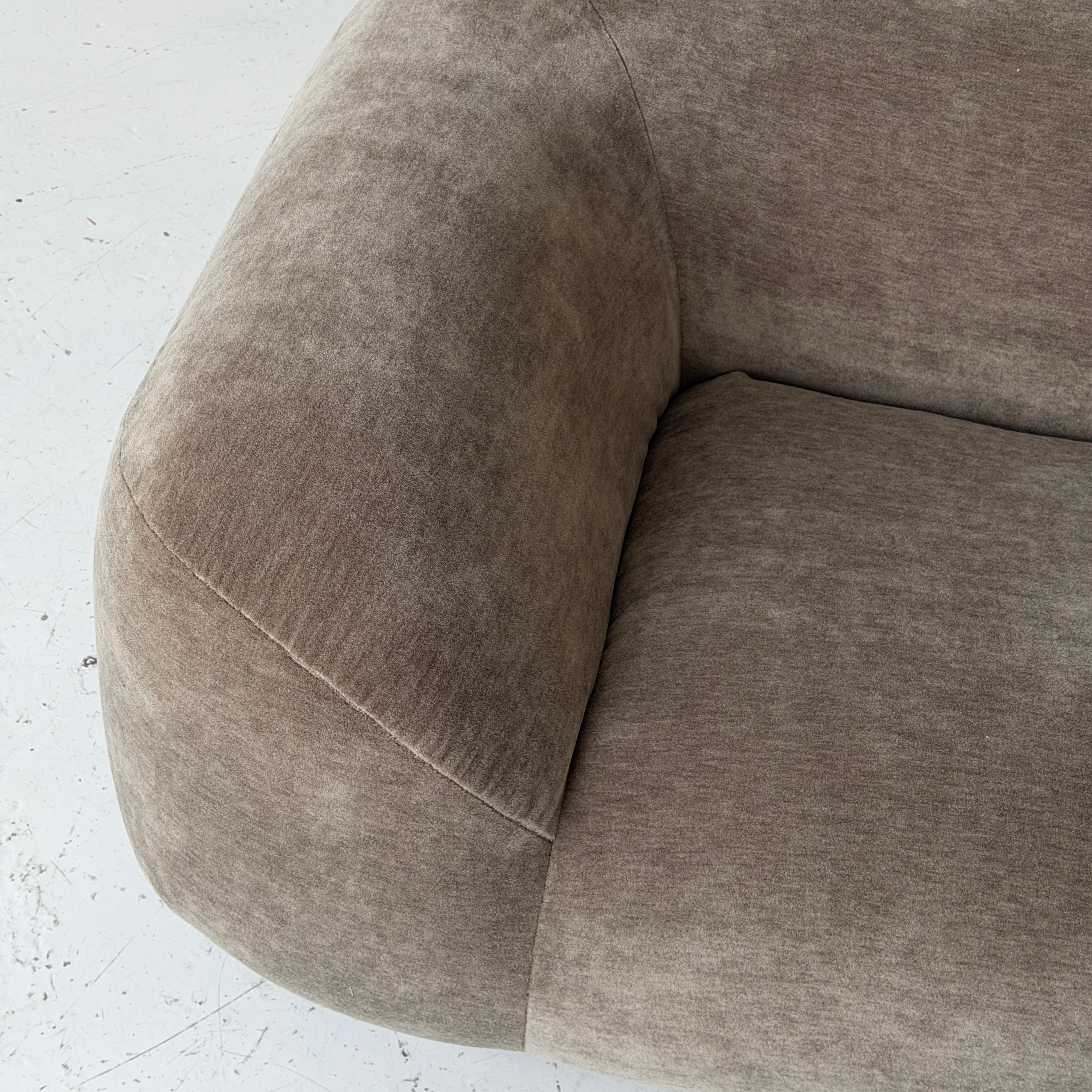Amphibious Sofa by Steve Chase in Mohair