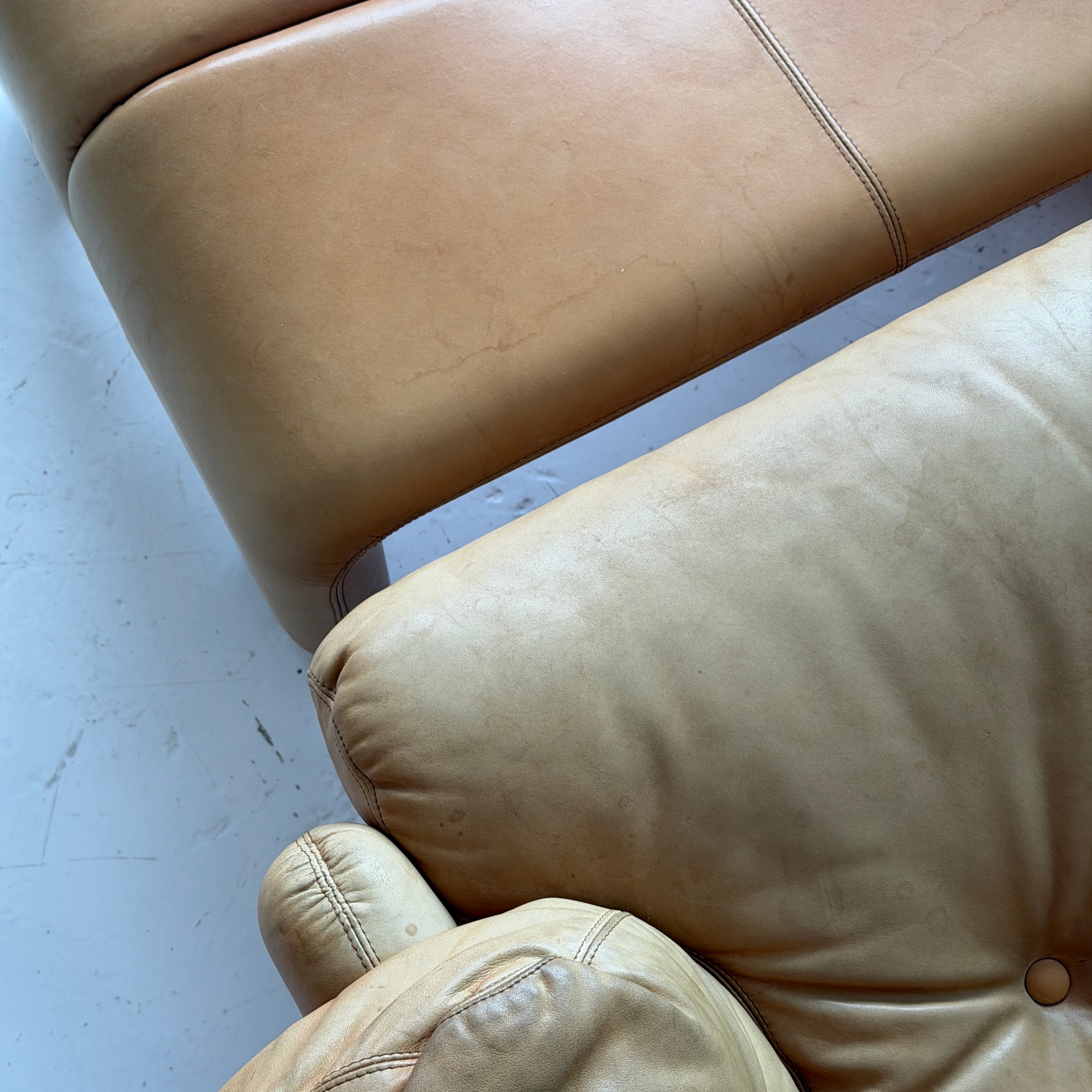 Coronado Chair + Ottoman by Afra + Tobia Scarpa for B&B Italia