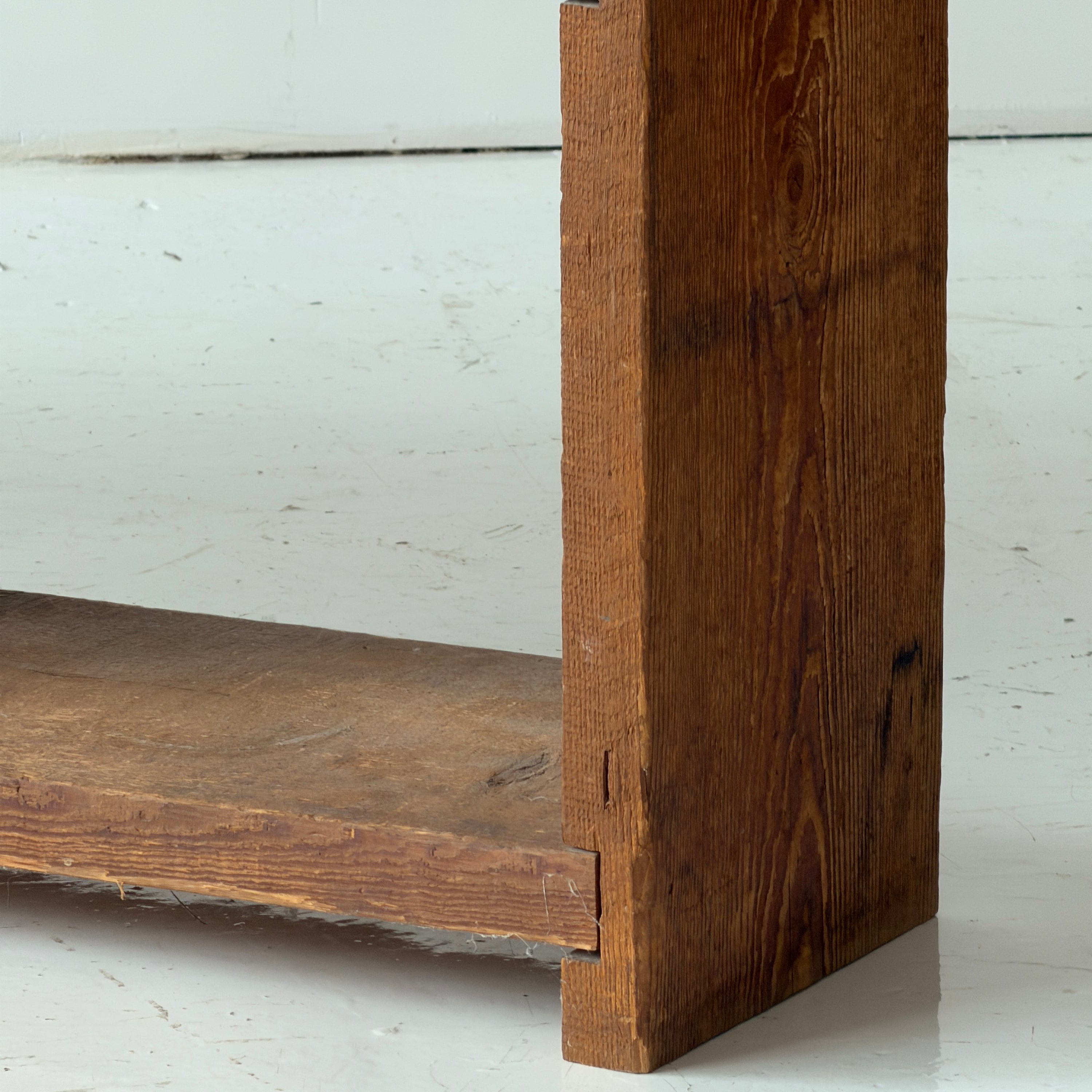 Primitive Wood Bookshelf/Credenza