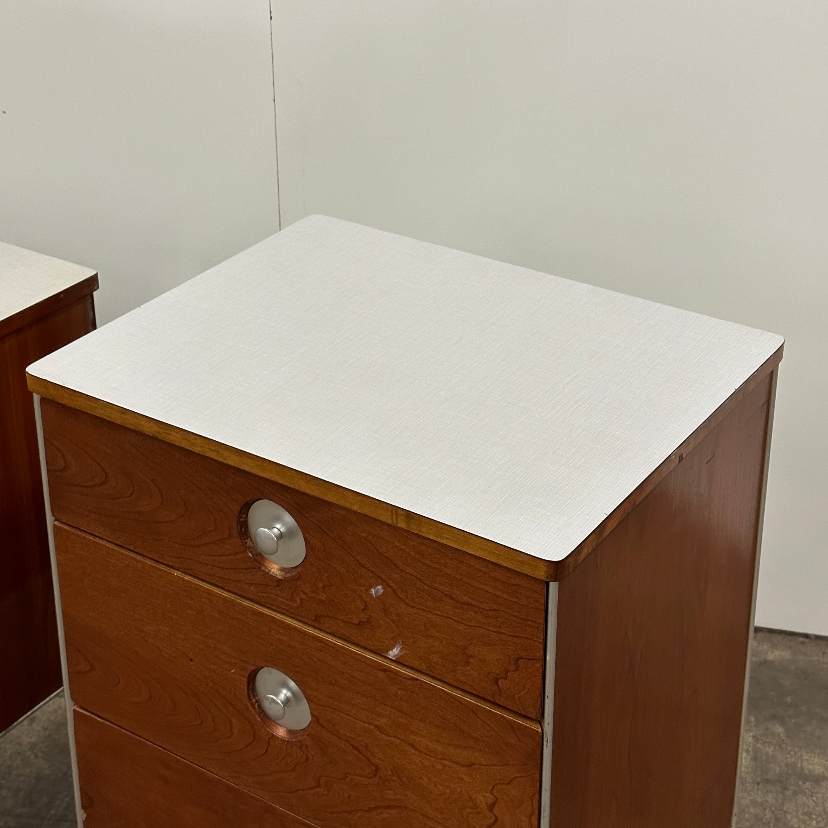 Nightstands by Raymond Loewy for Hil-Rom