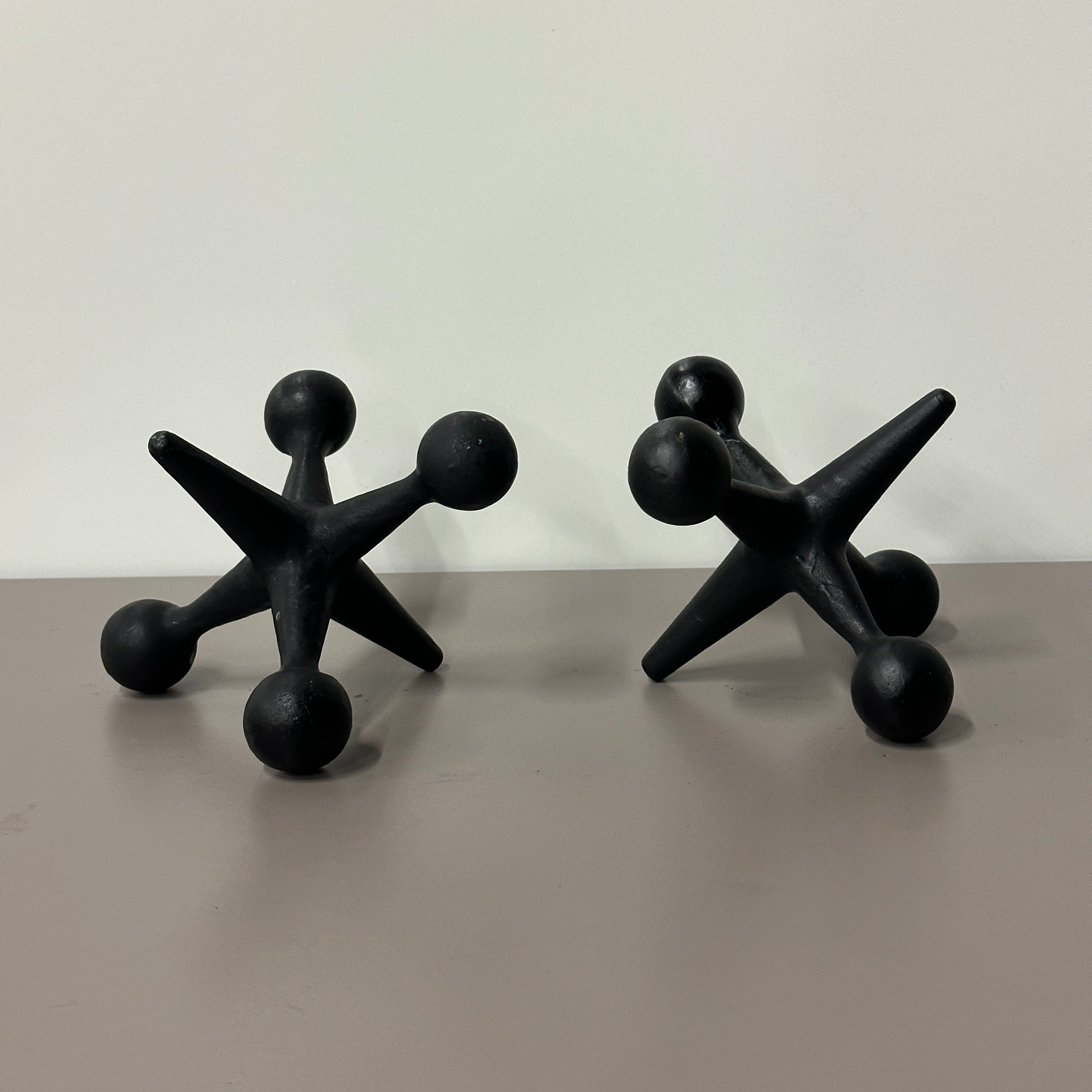 Jacks Iron Bookends/Sculpture