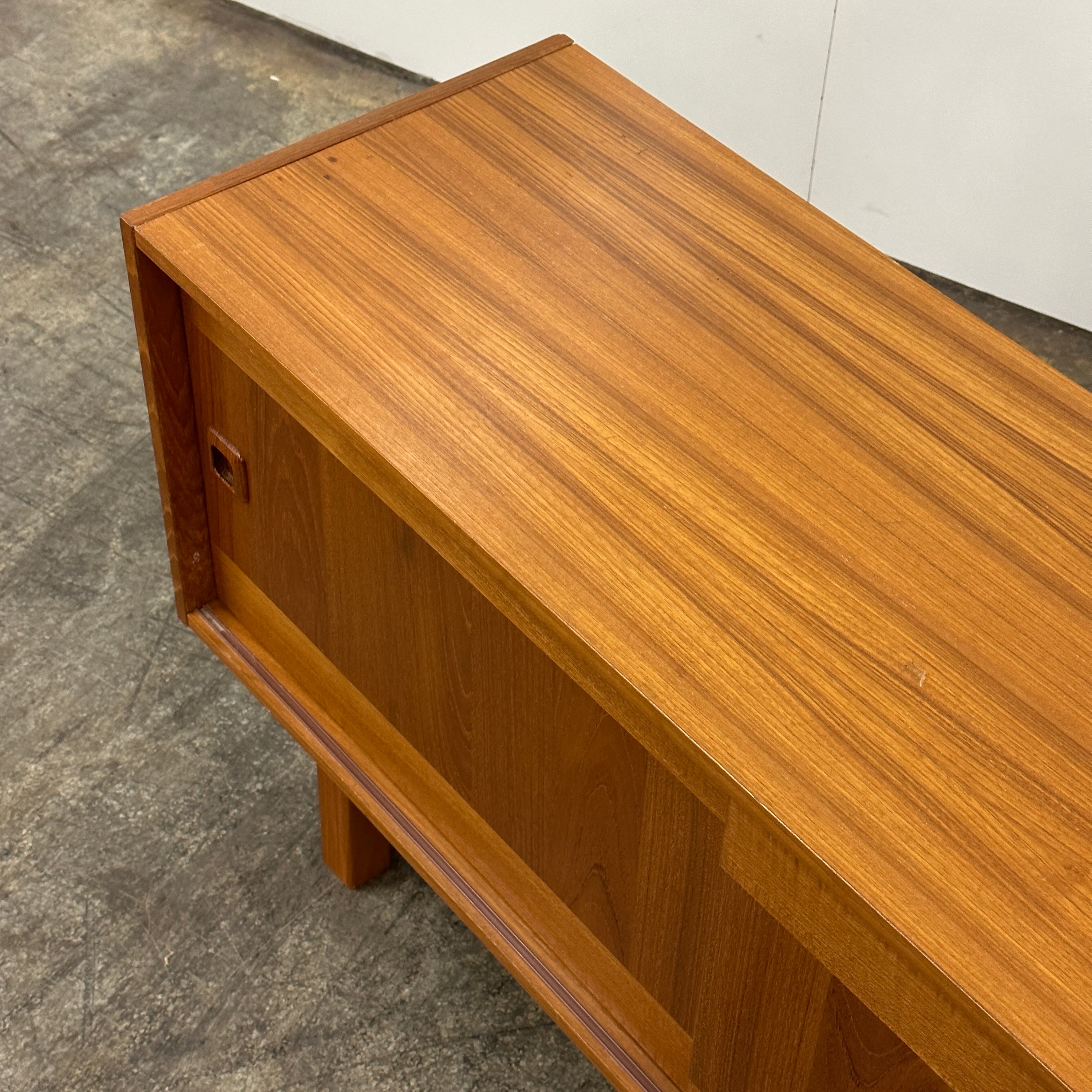 Teak Record Credenza by Domino Møbler