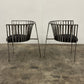 Metal Tub Chairs by Masterworks