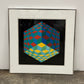 Geometric Print by Victor Vasarely