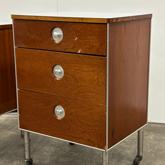 Nightstands by Raymond Loewy for Hil-Rom