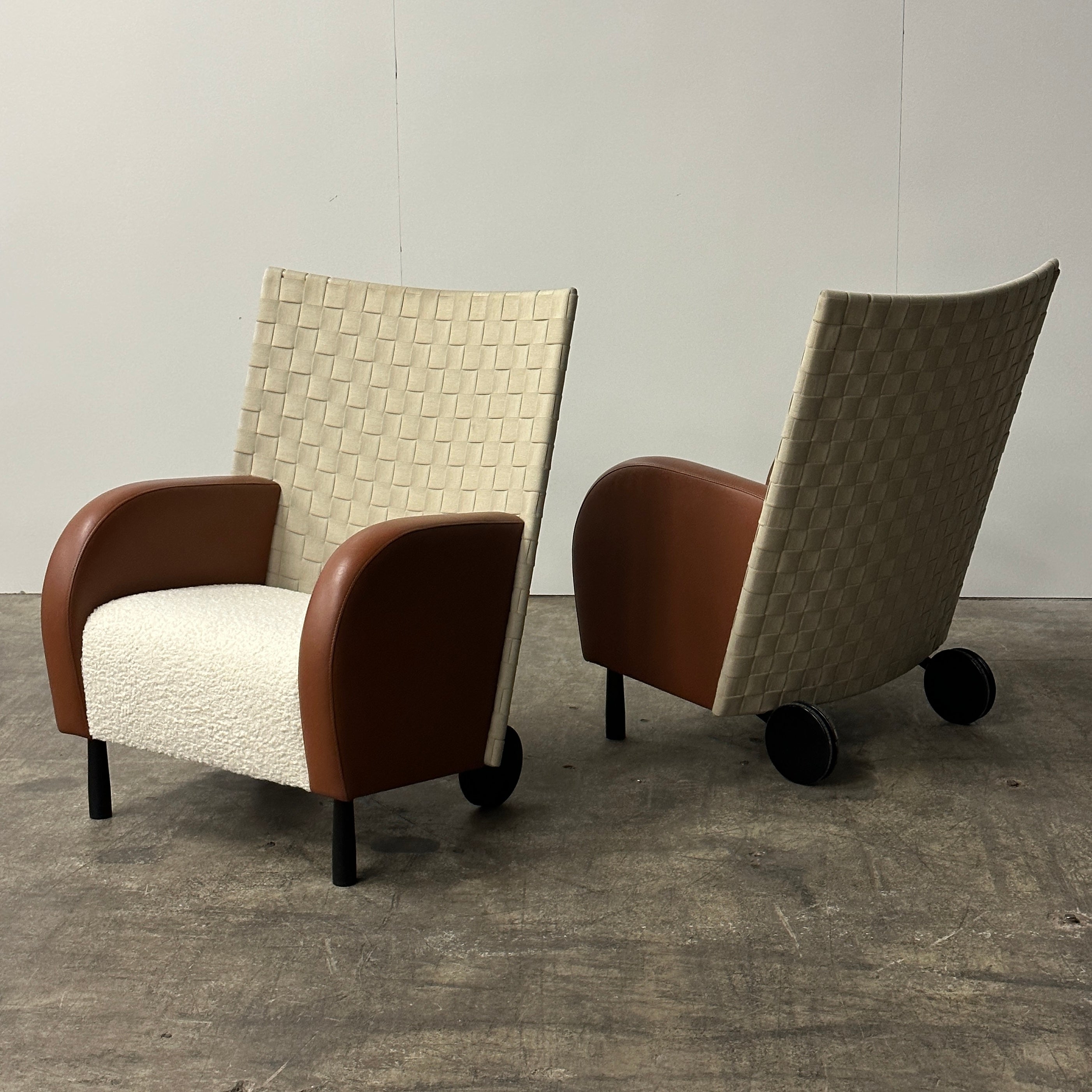 Modern Art Deco Lounge Chairs