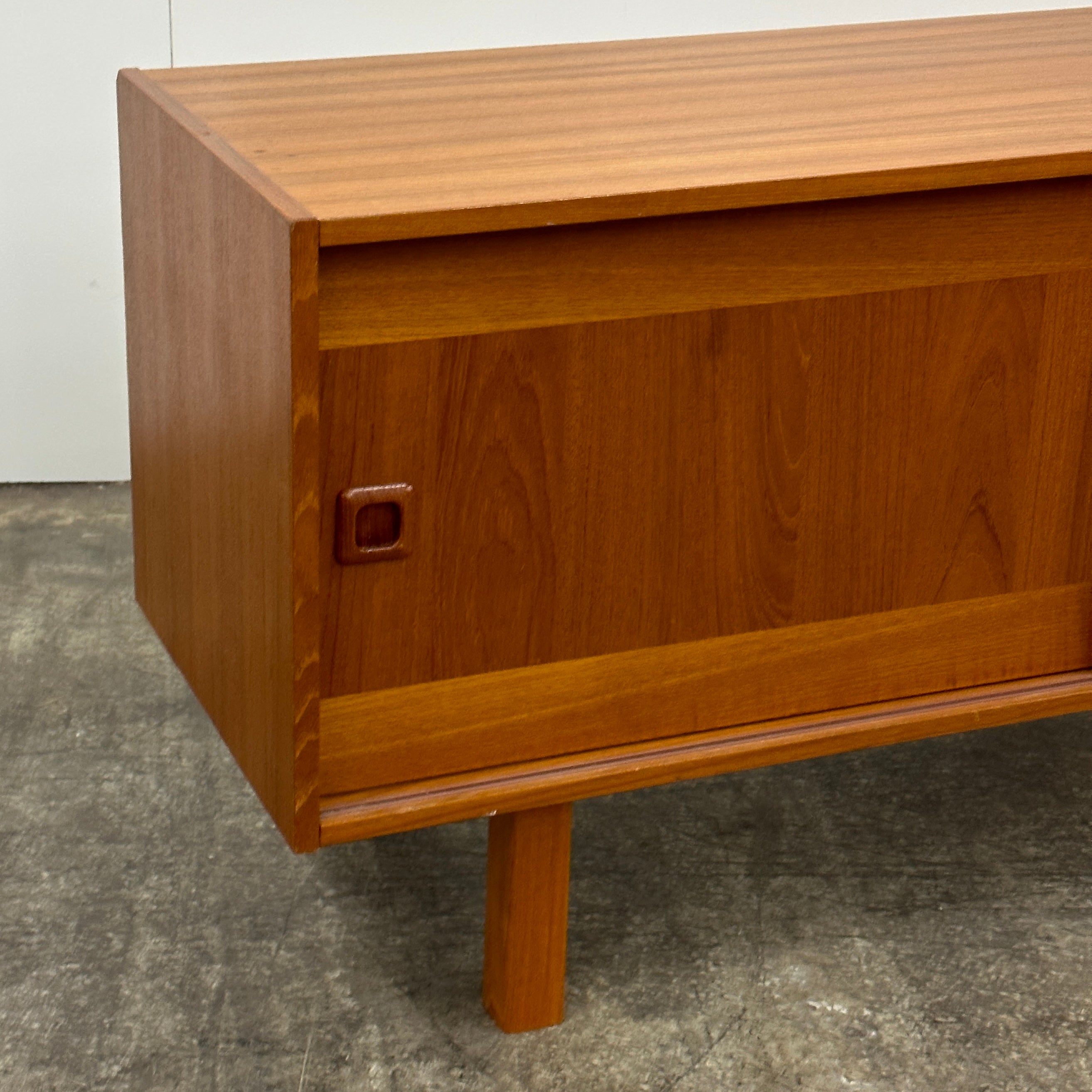 Teak Record Credenza by Domino Møbler