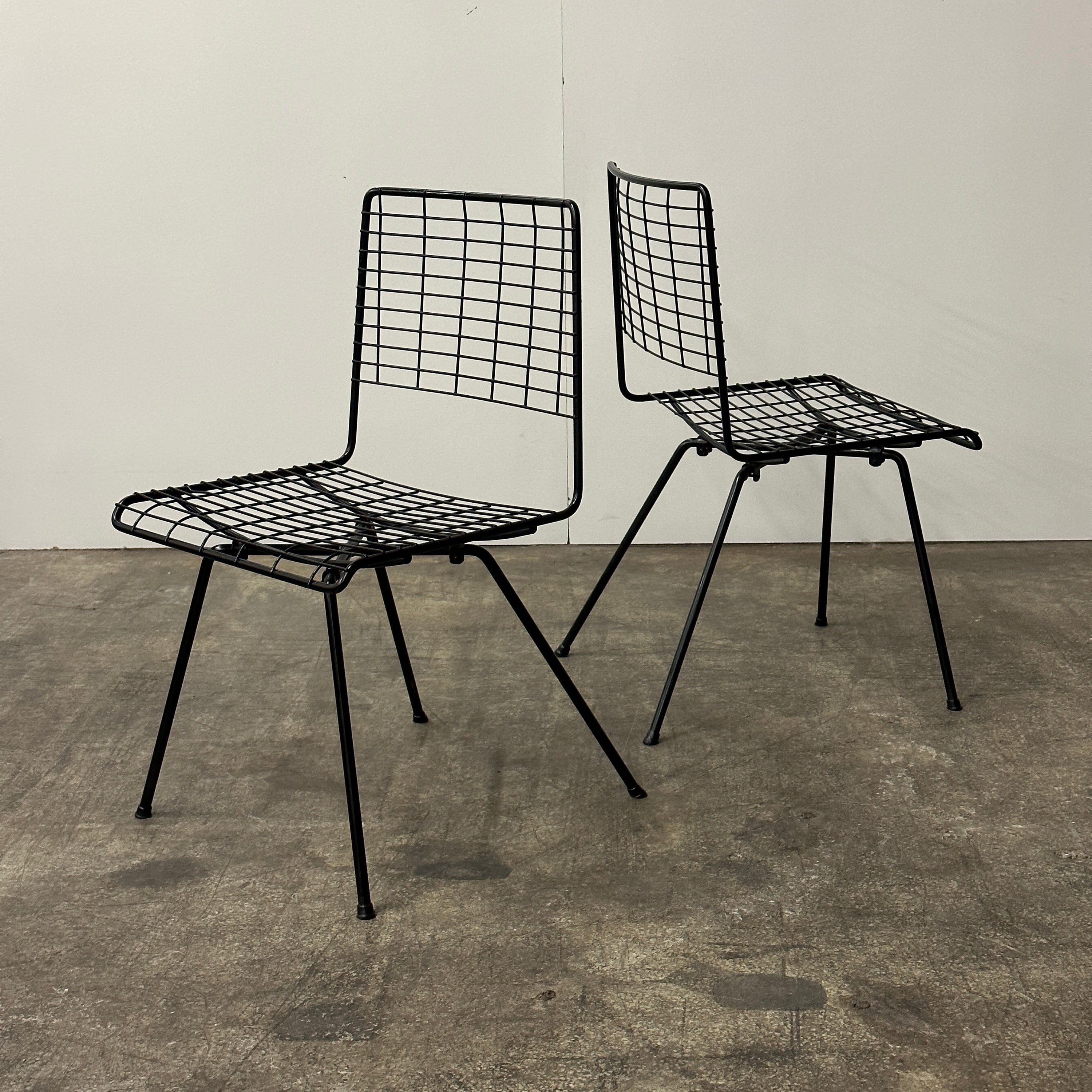 Wire Chairs by John Keal for Pacific Iron