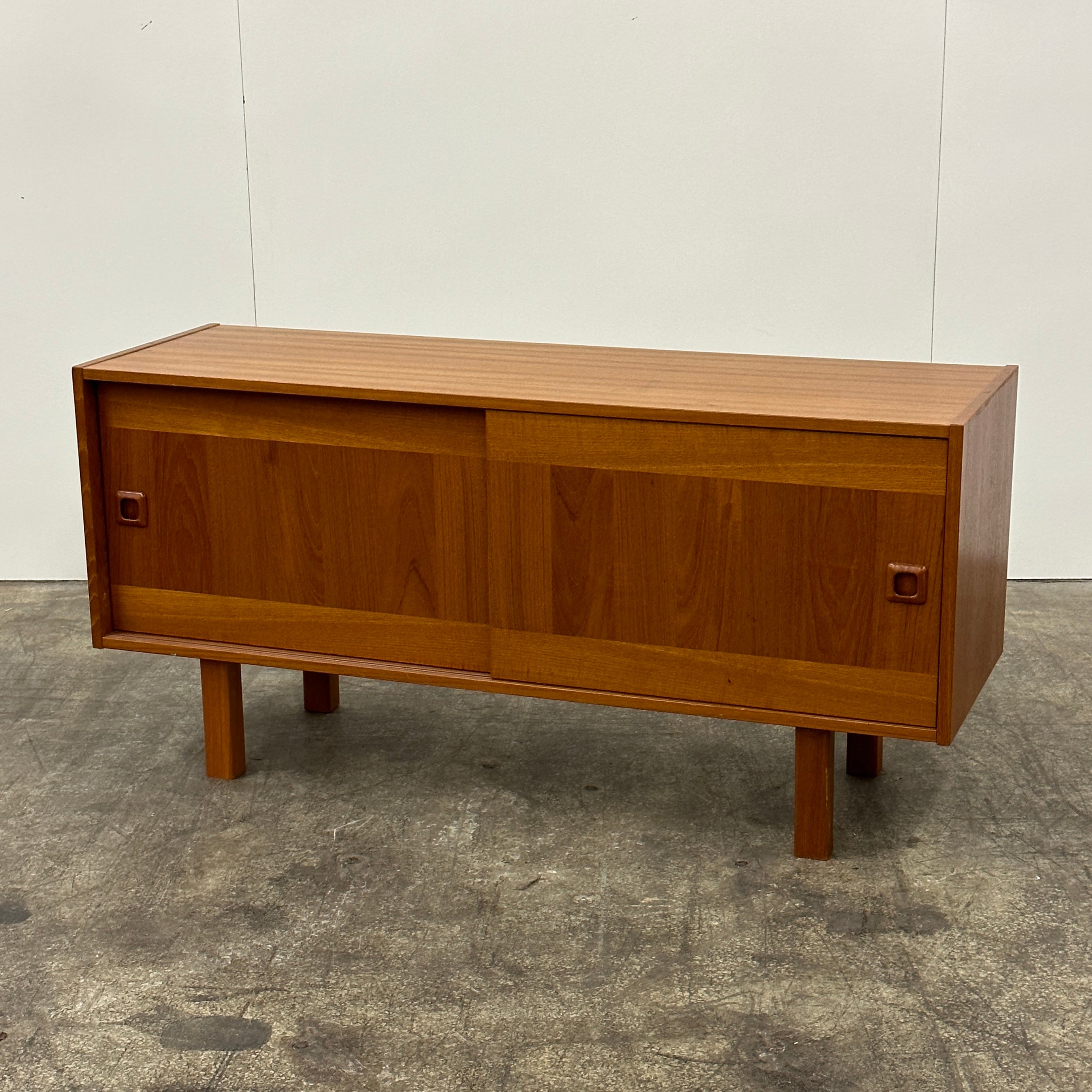 Teak Record Credenza by Domino Møbler