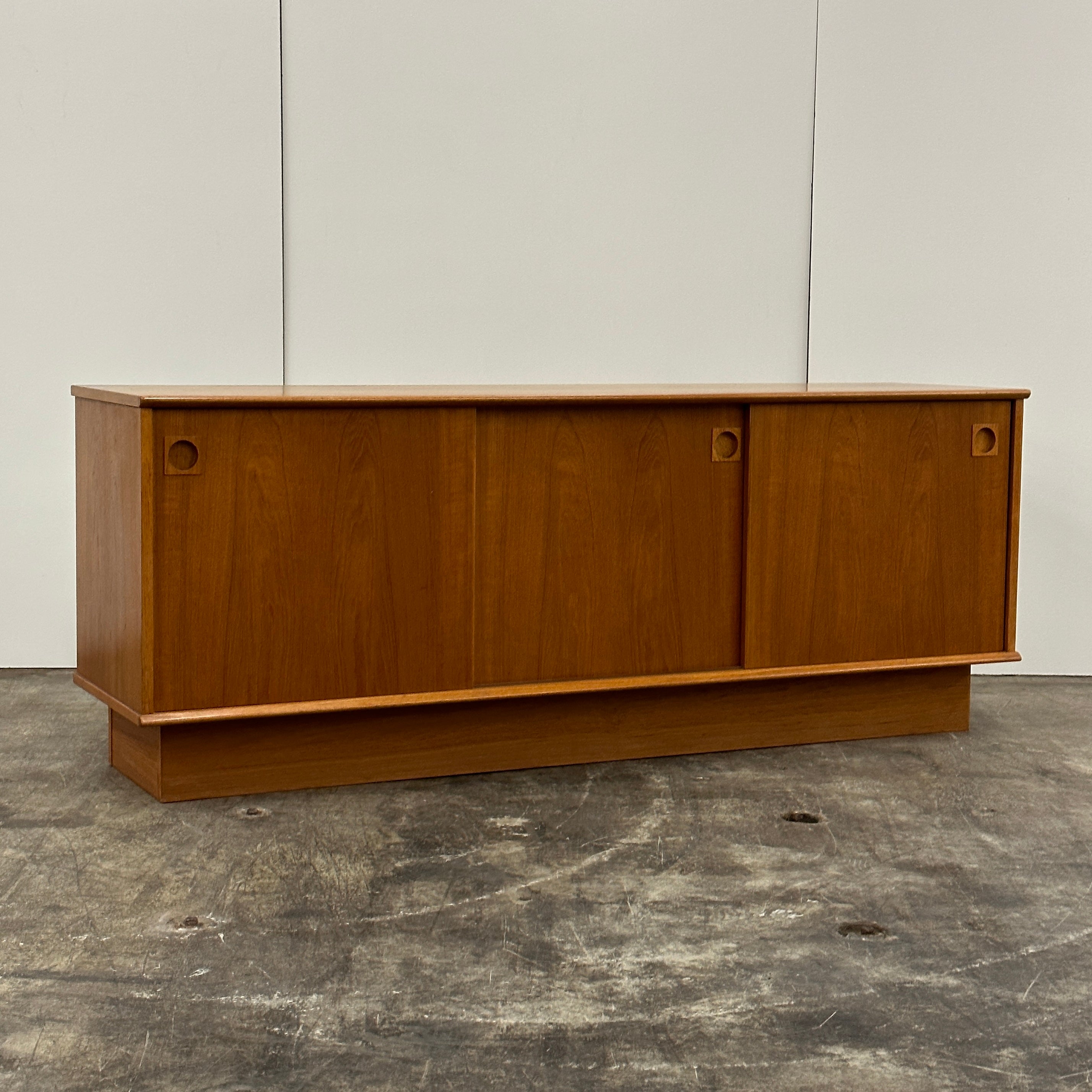 Vintage Teak Credenza by Dyrlund