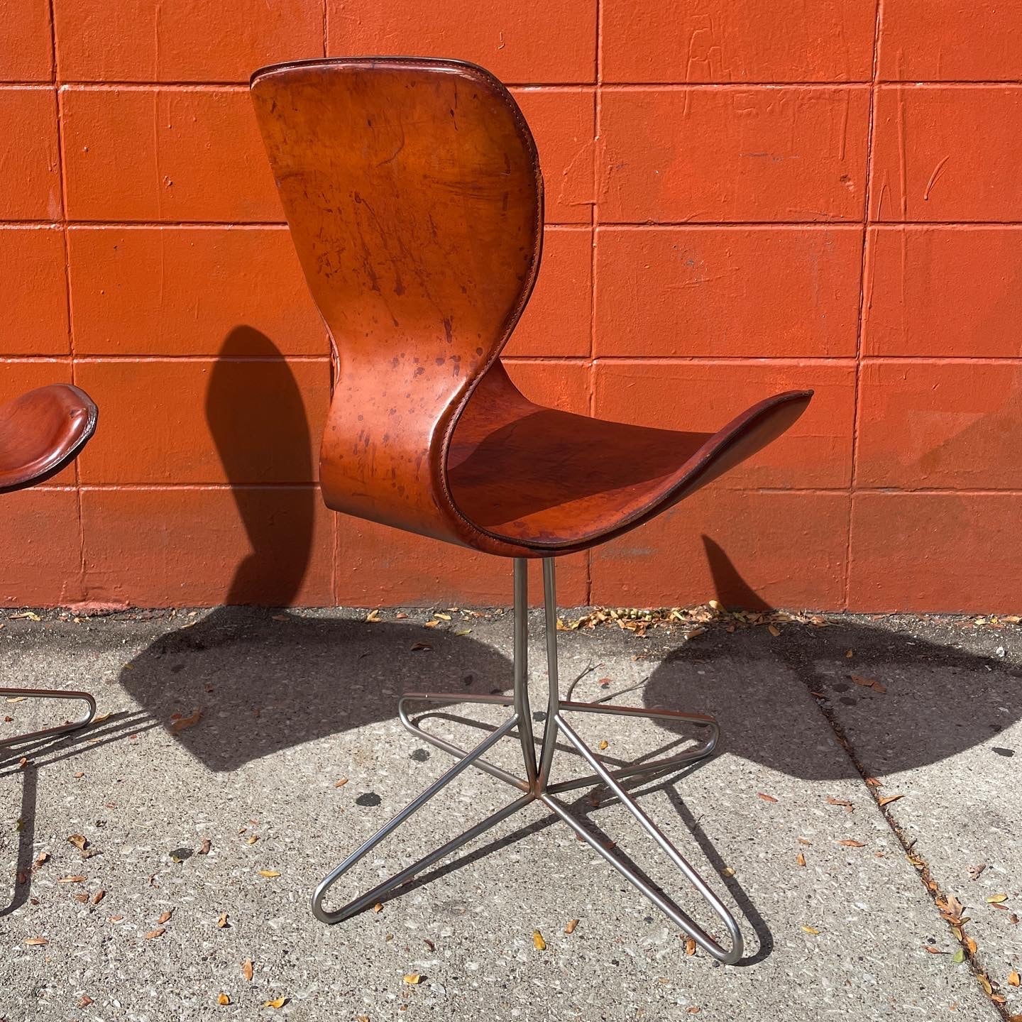 K2 Chairs by Adam Bottomley in Leather