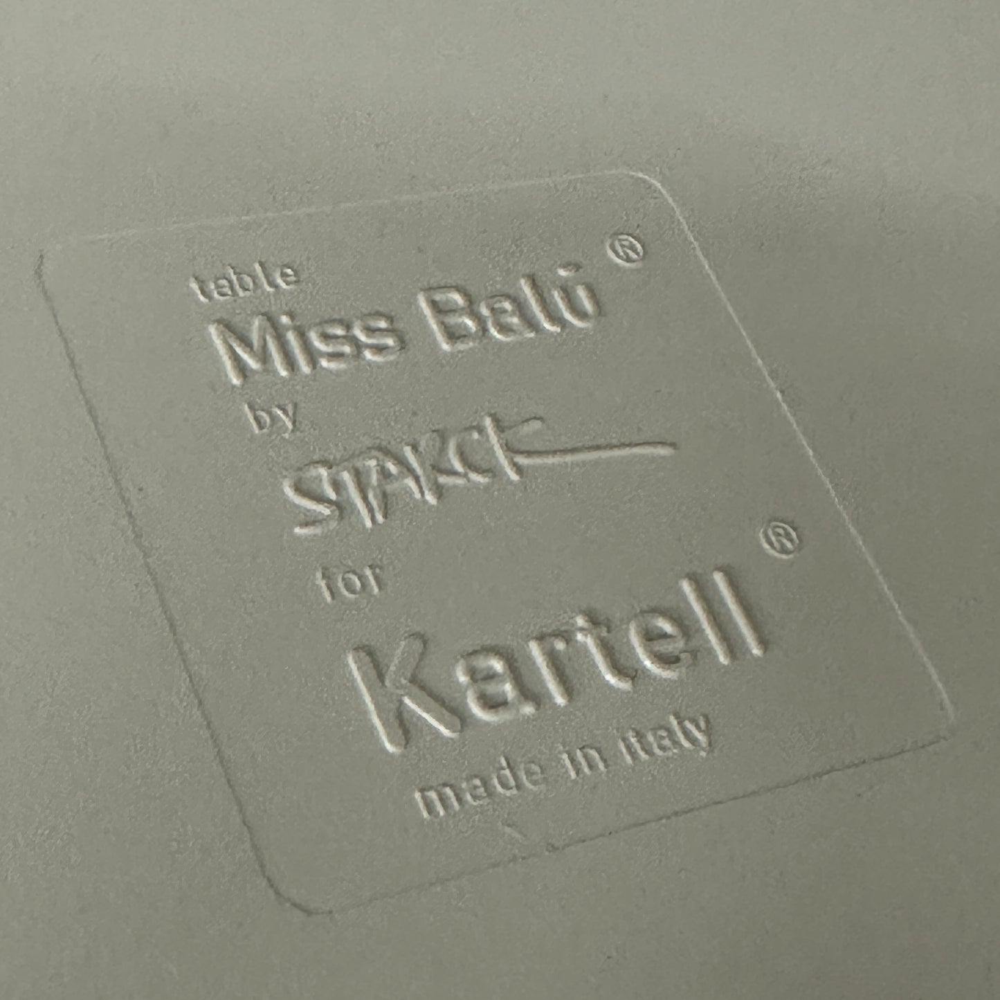 Miss Balu Table by Philippe Starck for Kartell