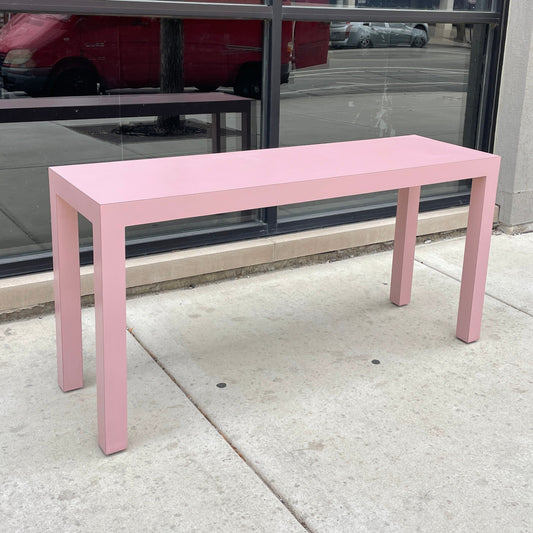 Vintage Pink Desk/Console Table