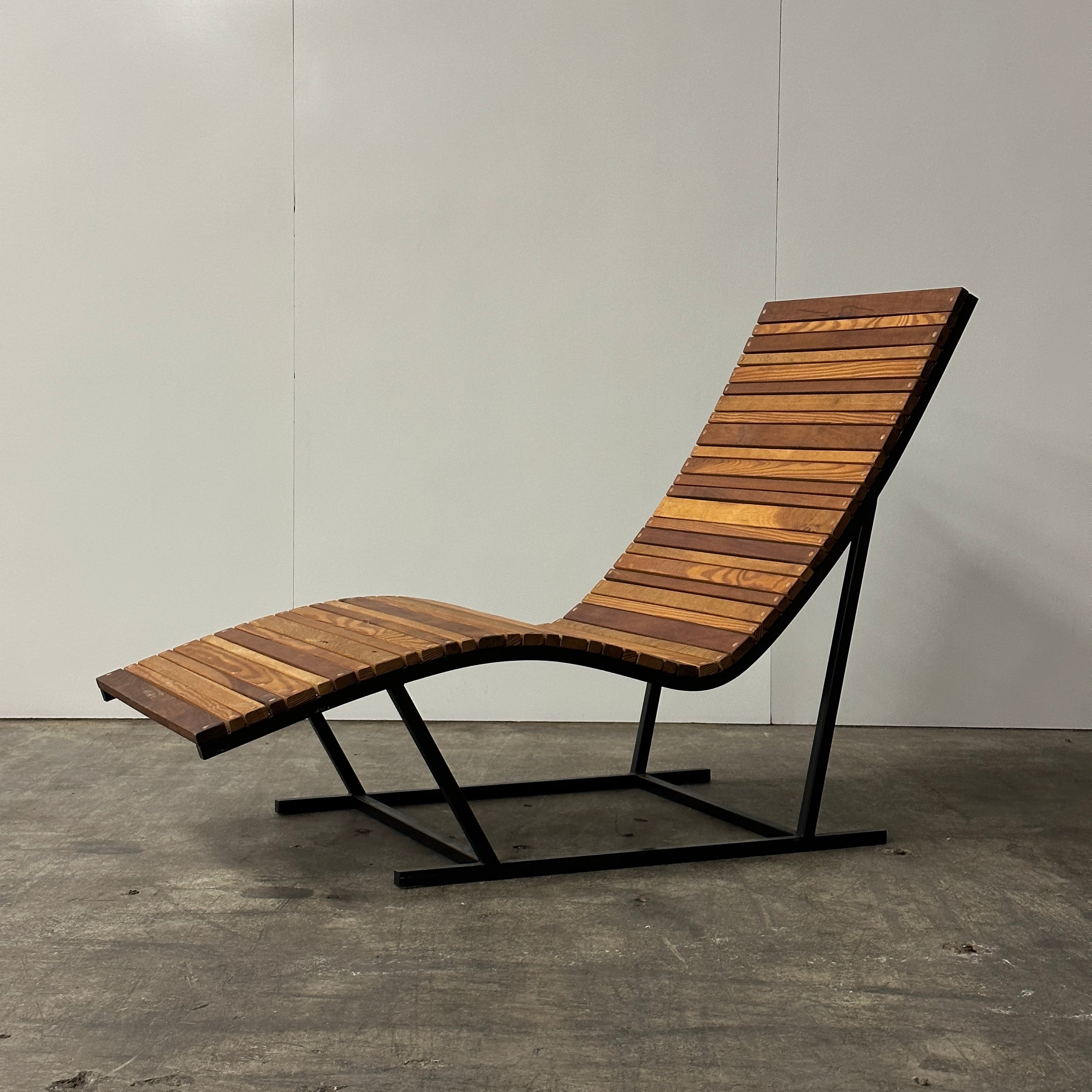 Studio Made Wood Slat Chaise