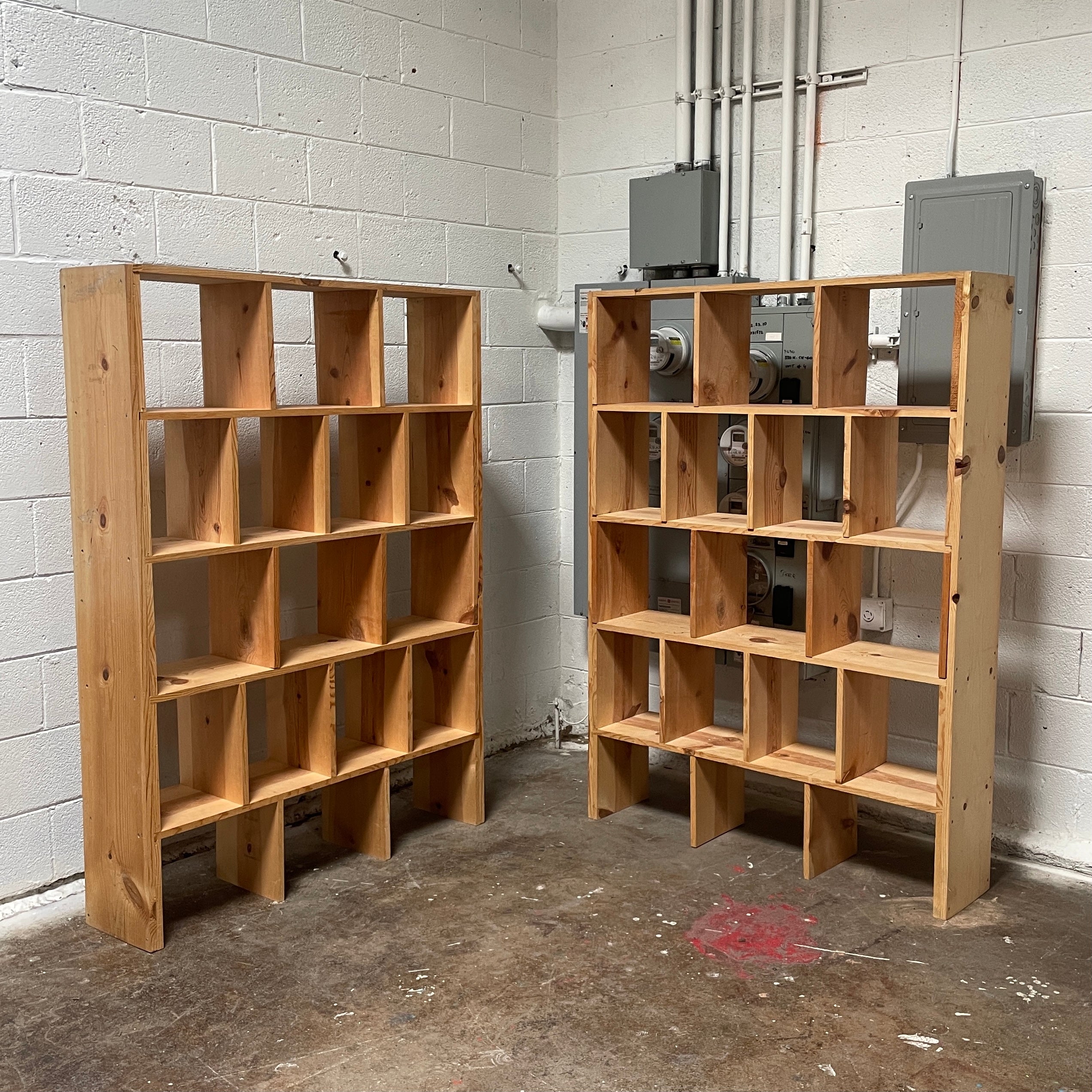 Handmade Wood Shelving