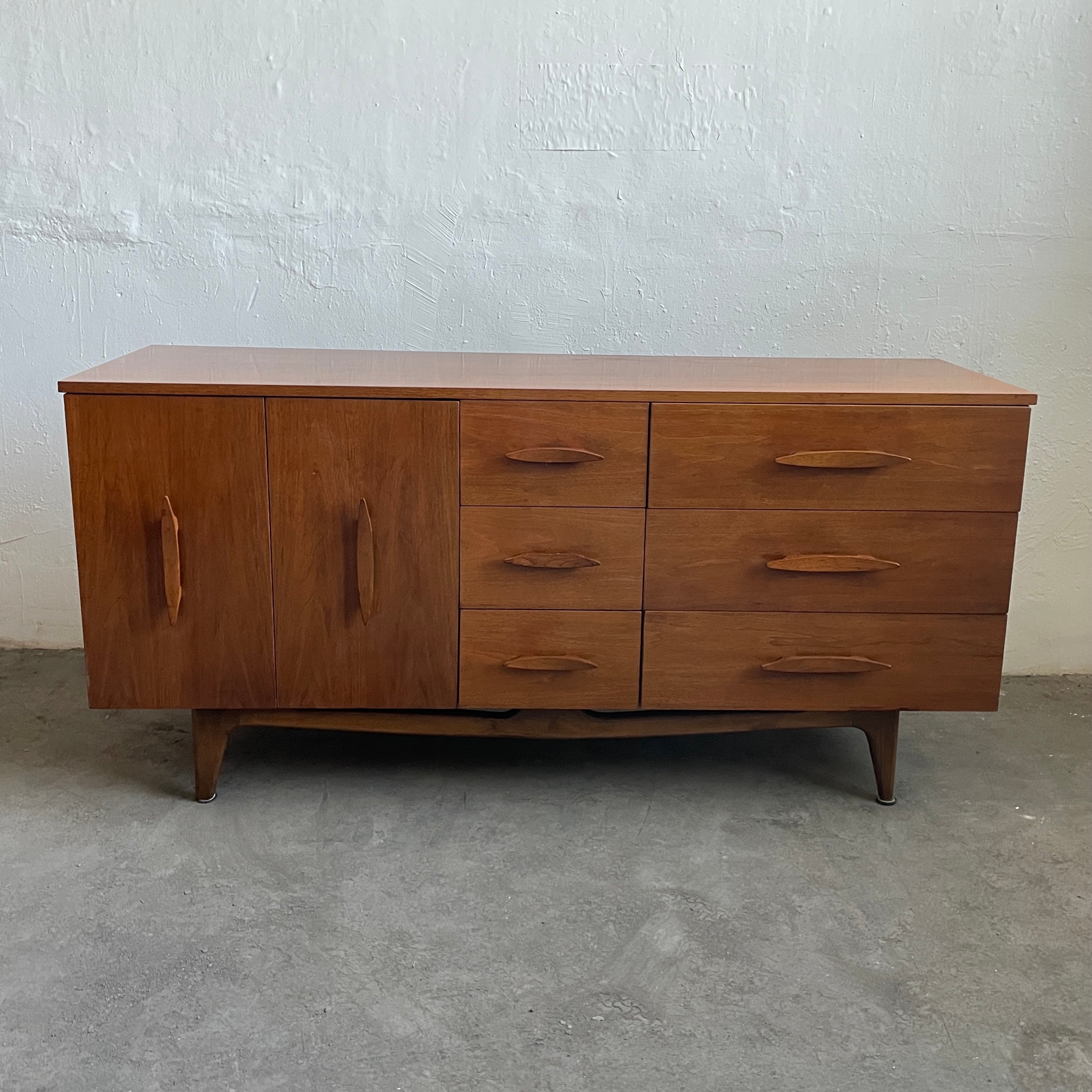 Danish Walnut Lowboy/Credenza