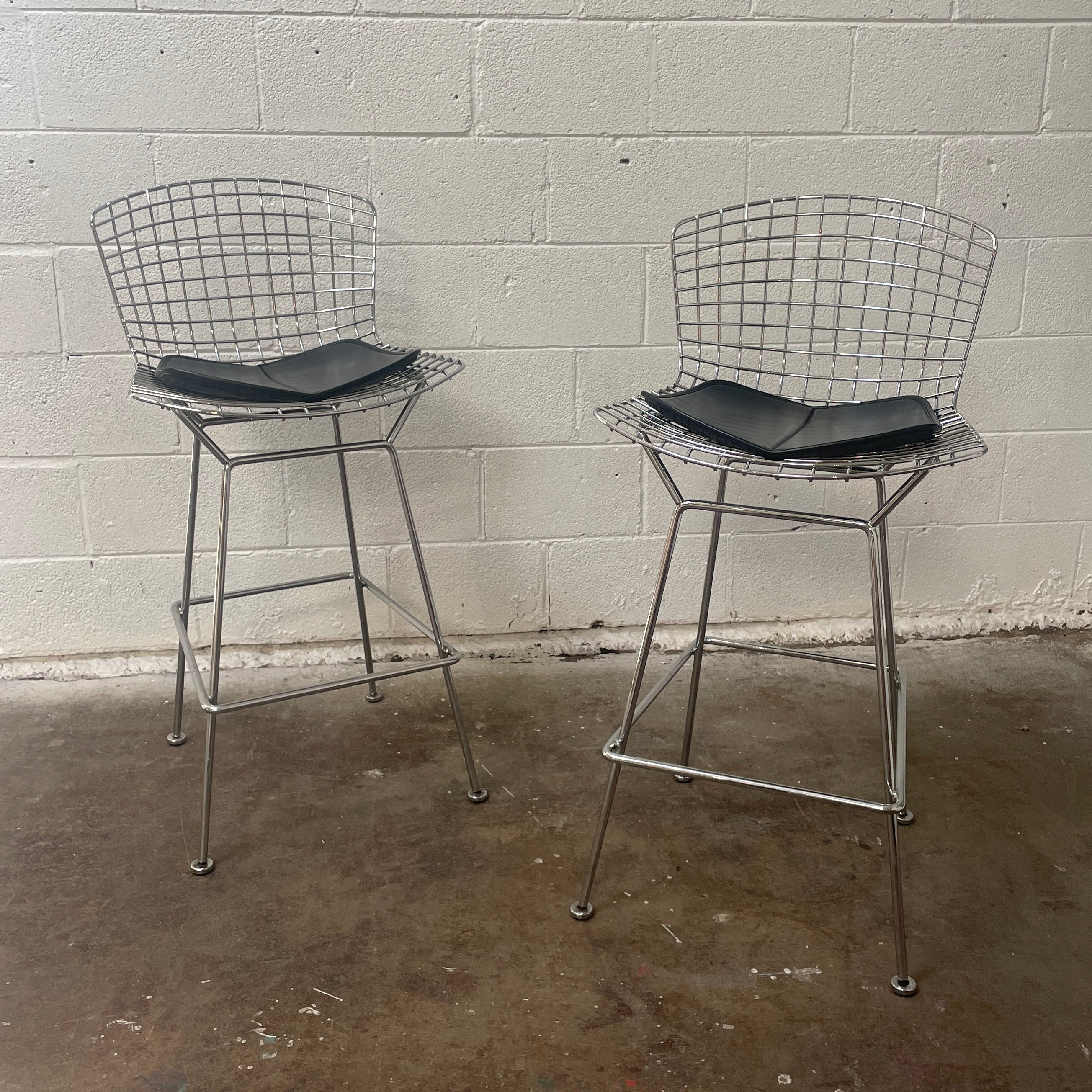 Knoll Bertoia Barstools (Pair)