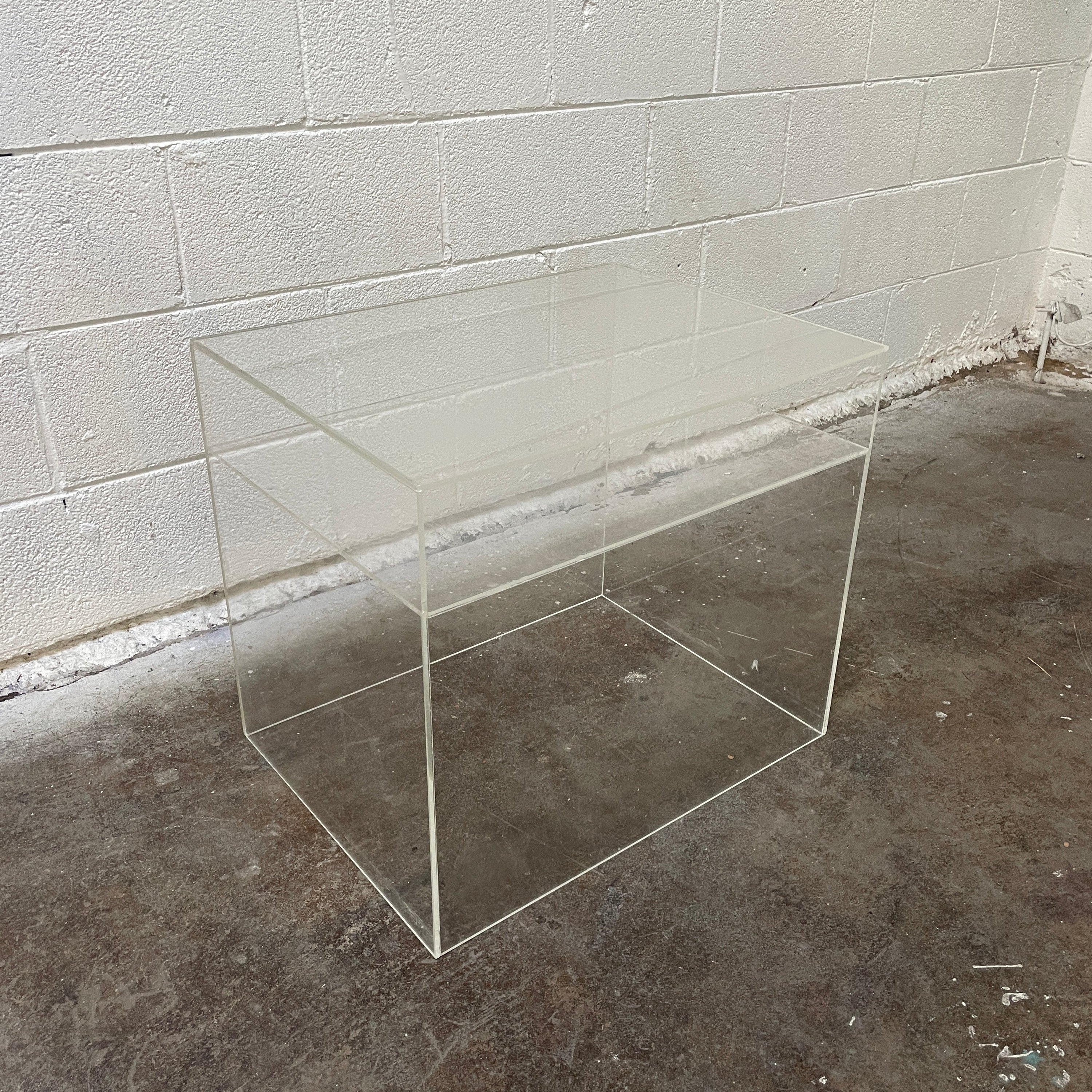 Lucite Side Table