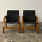 Bentwood Woven Accent Chairs by Kvist Møbler