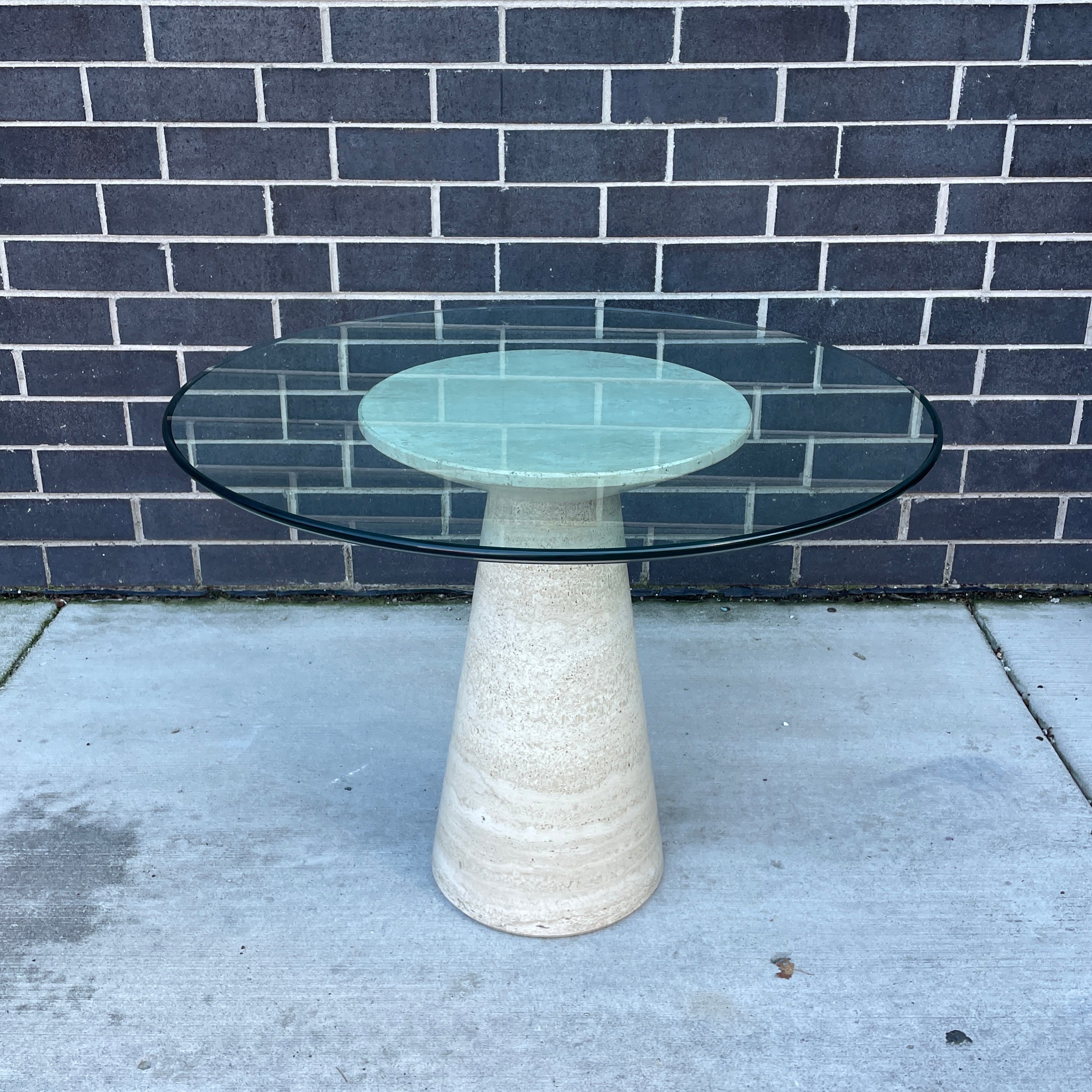 Travertine Dining Table