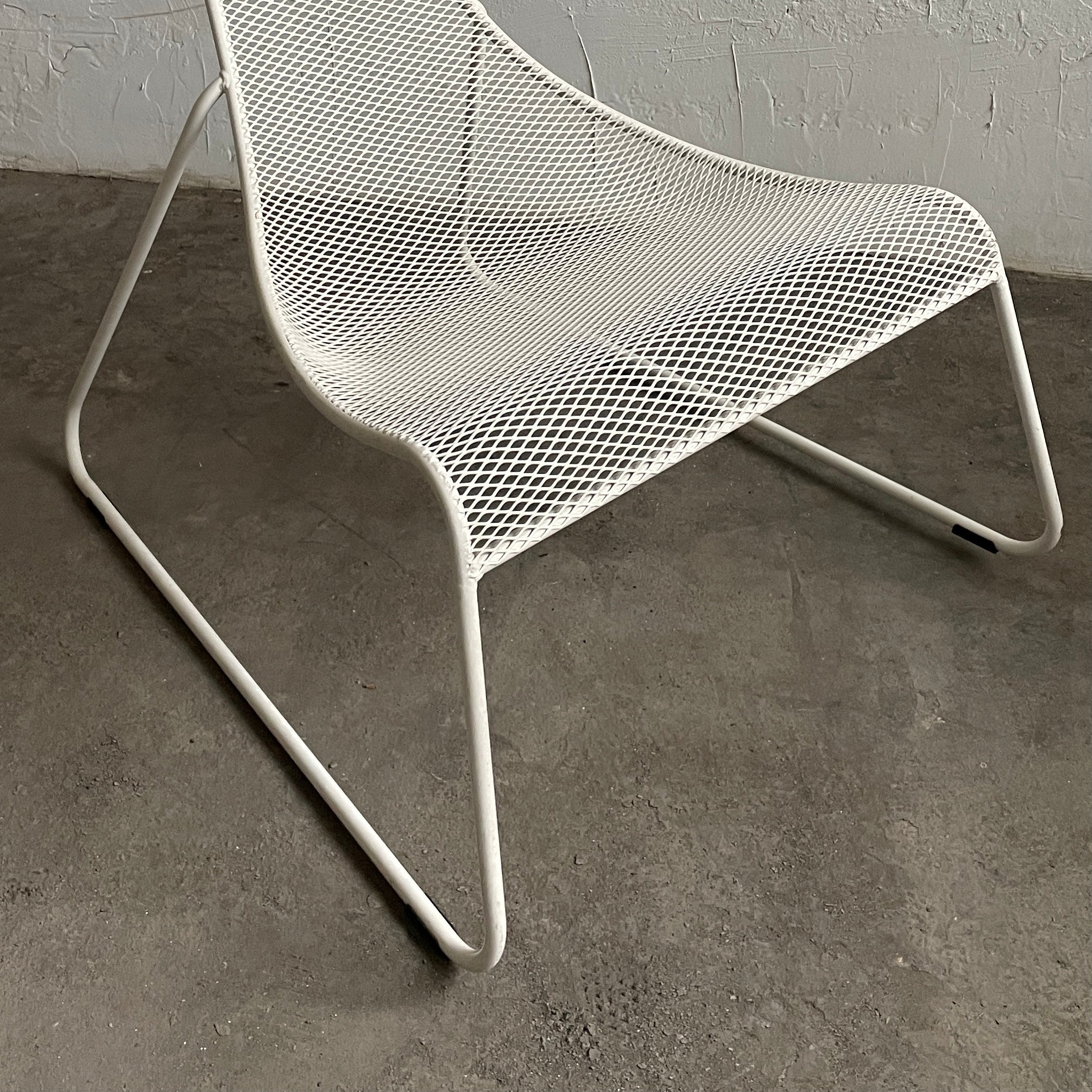 Tapered Wrought Iron Lounge Chair by Ikea