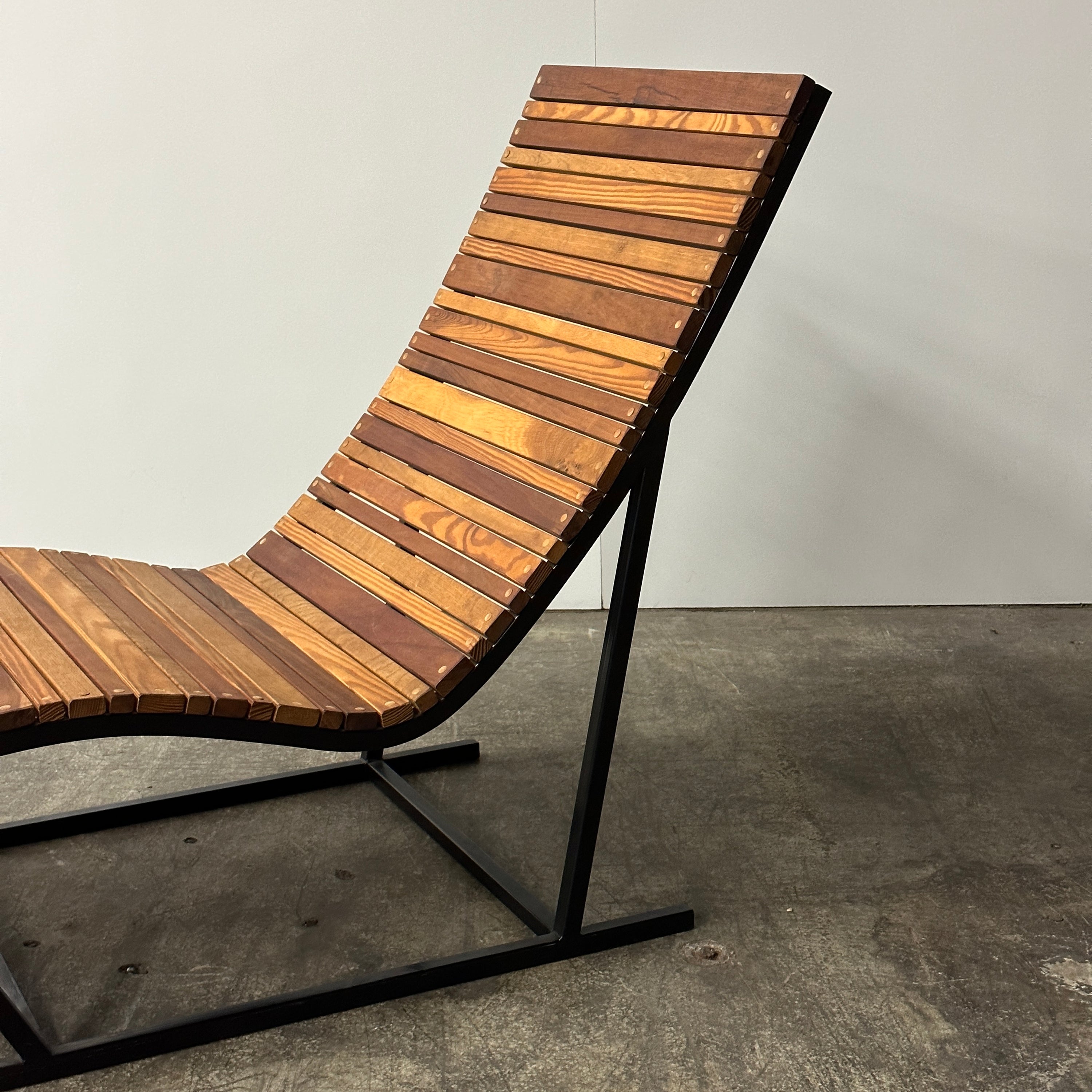 Studio Made Wood Slat Chaise