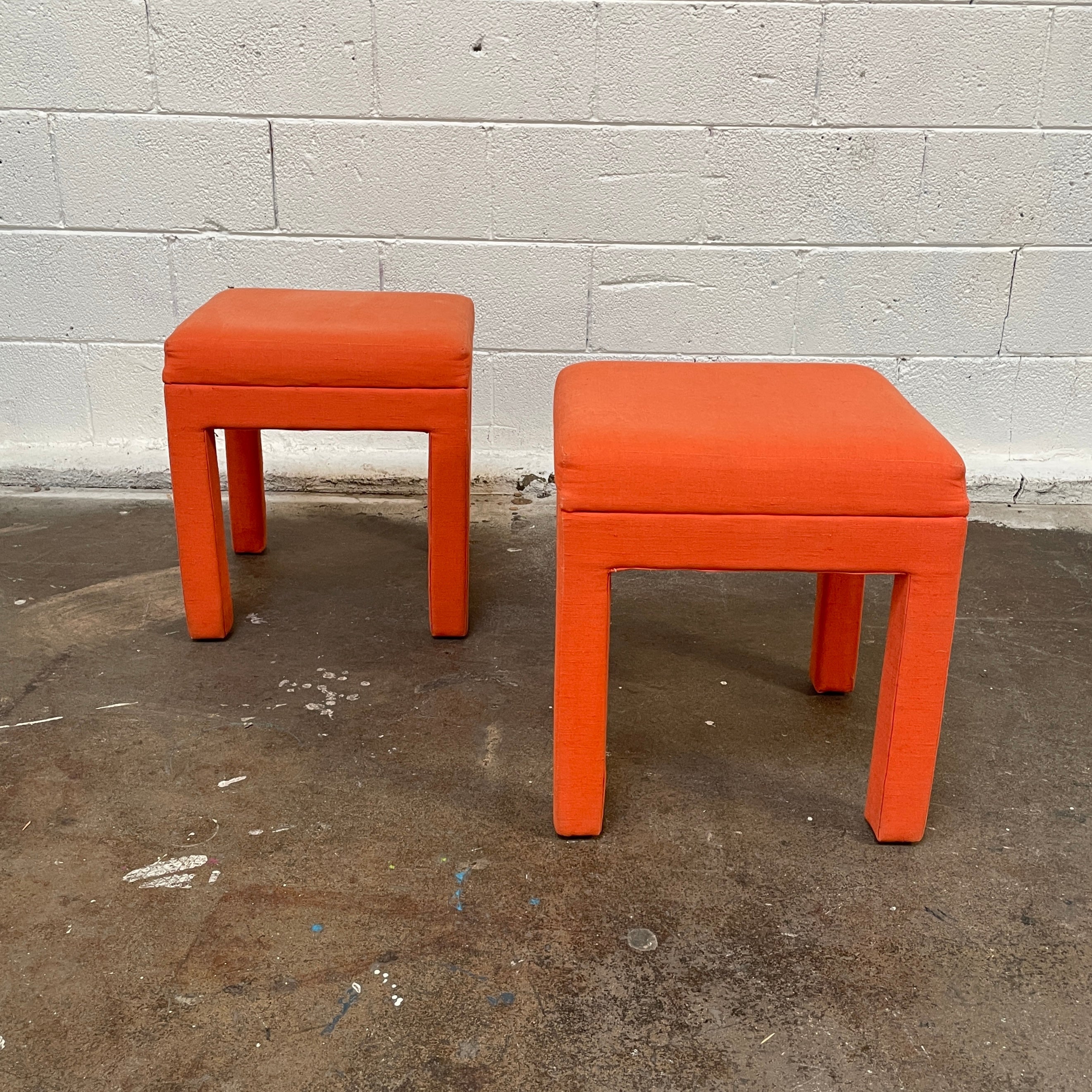 Parsons Style Stools (Pair)