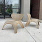 Sculptural Wicker Lounge Chairs by Ikea